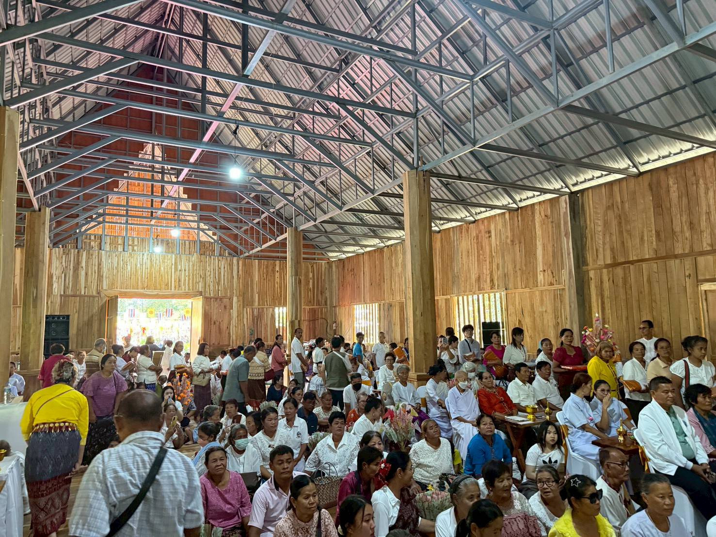 ภาพร่วมพิธีกรรมวัดป่าปัจฉิมาวาส