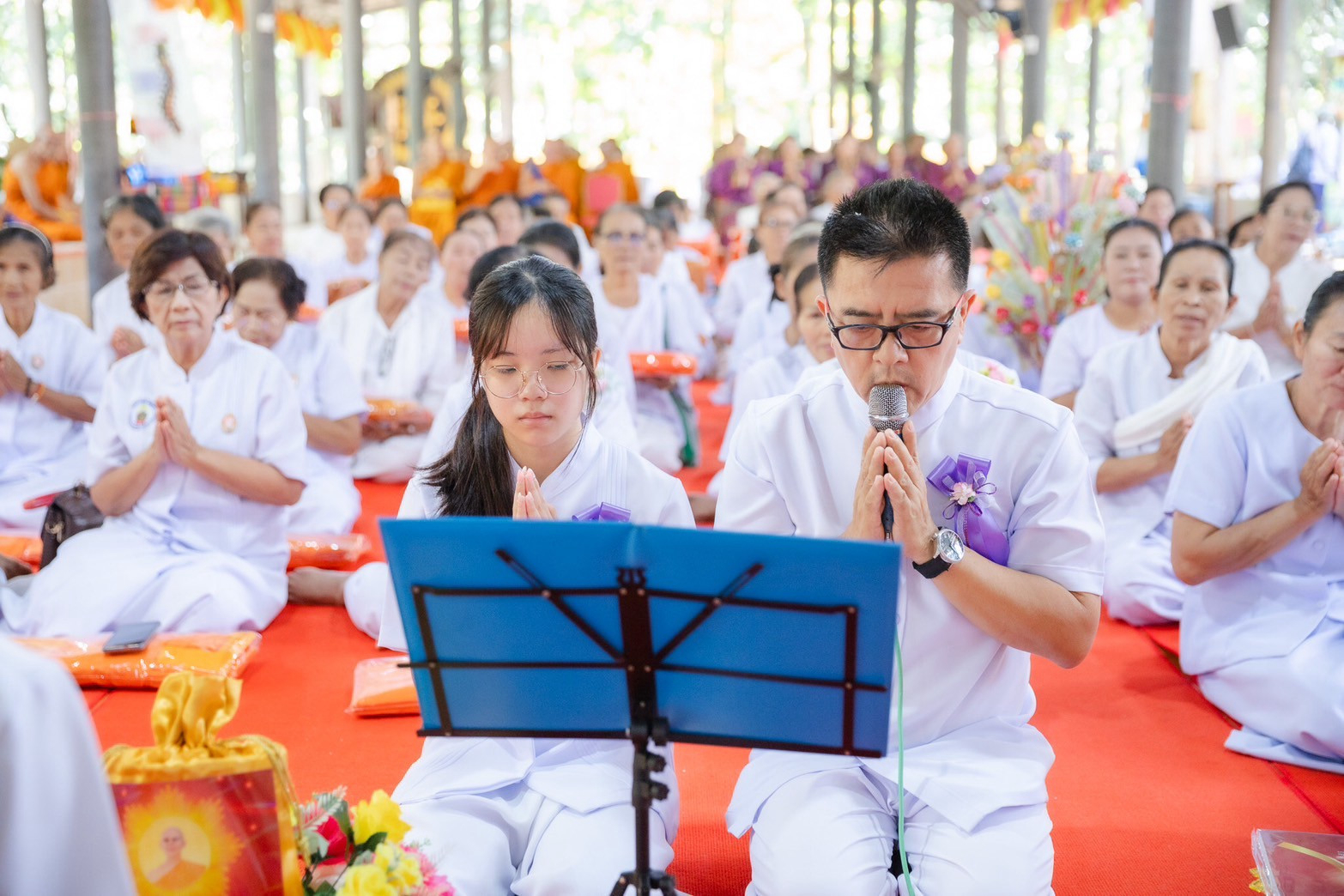 ภาพกล่าวคำถวายกฐินวัดป่าปิยะราช