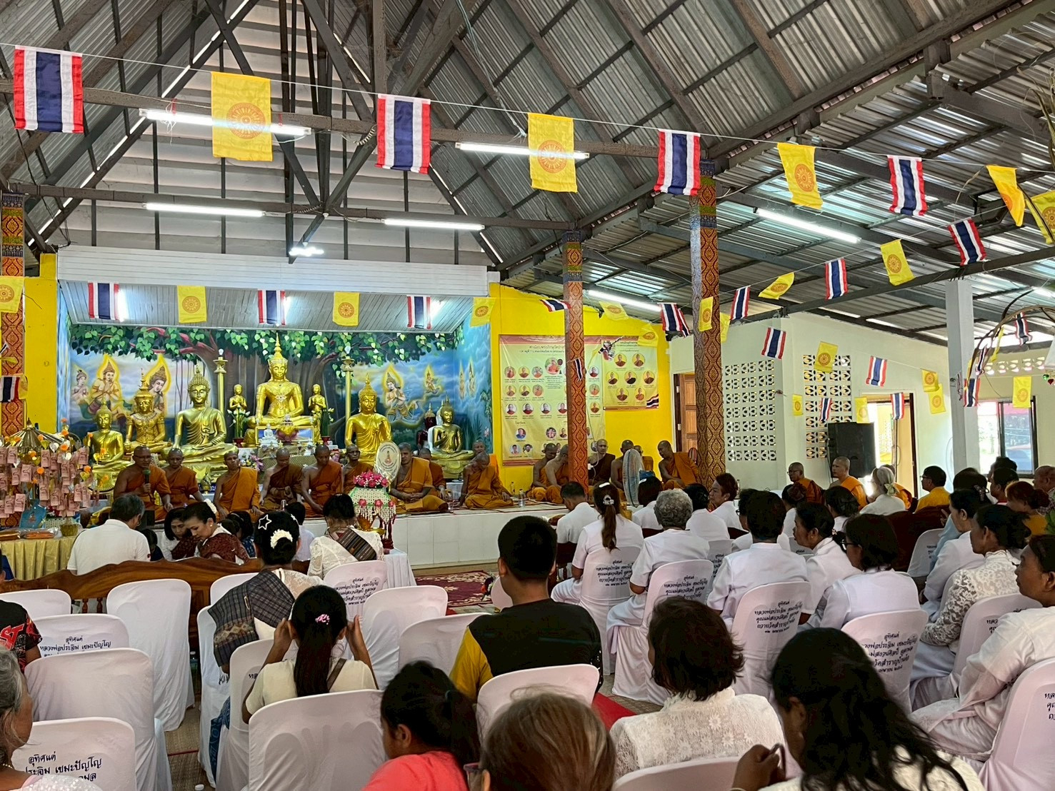 ภาพร่วมพิธีกรรมวัดป่าสุขิตาราม