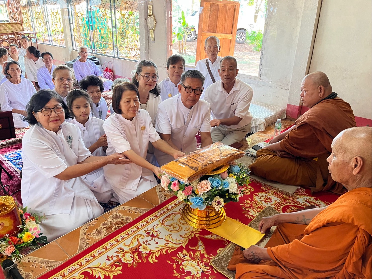 ภาพร่วมพิธีกรรมวัดป่าวนาราม