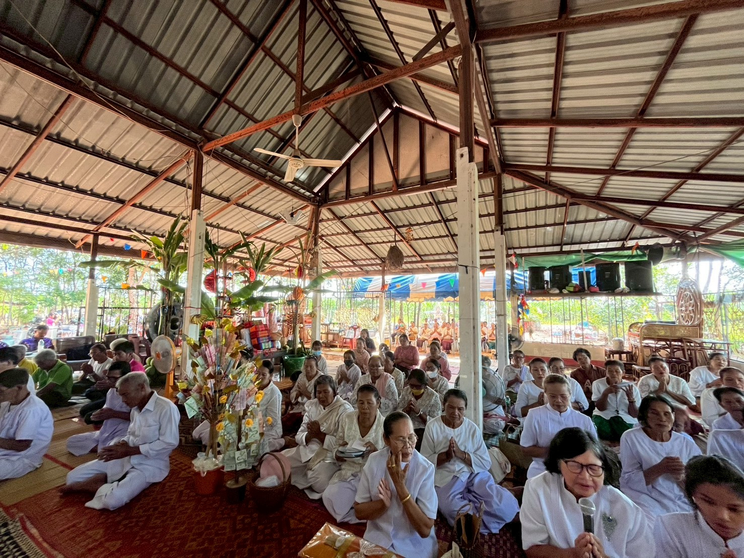 ภาพร่วมพิธีกรรมวัดป่าวนาราม