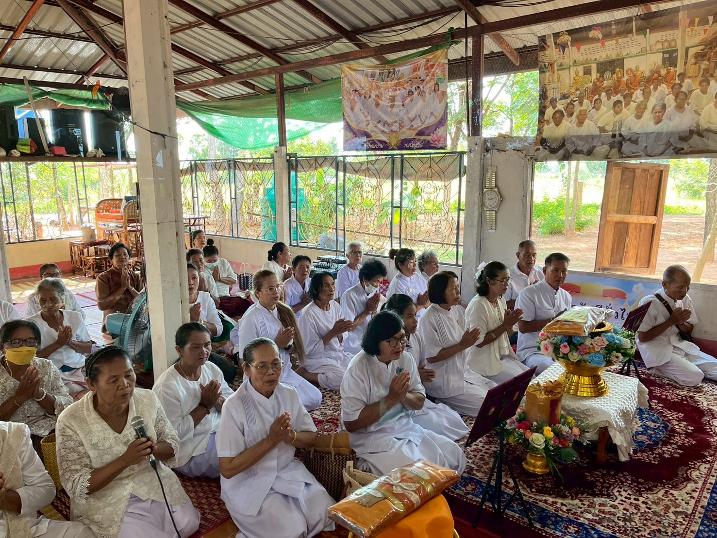 ภาพร่วมพิธีกรรมวัดป่าวนาราม