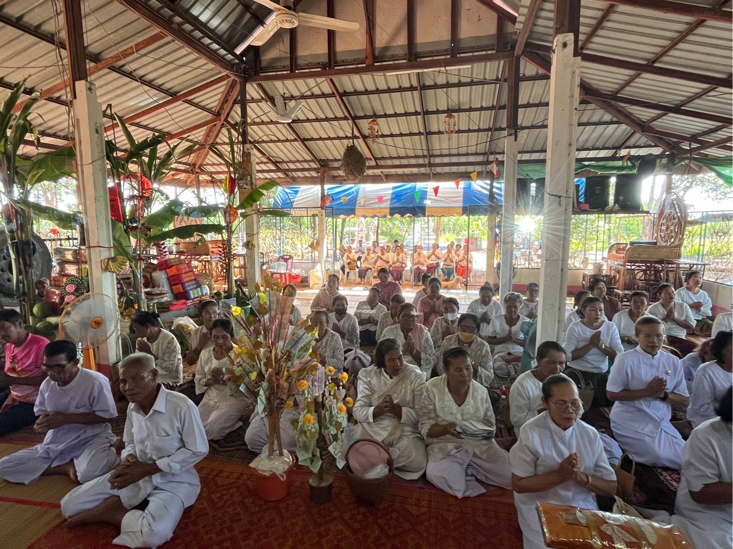 ภาพร่วมพิธีกรรมวัดป่าวนาราม