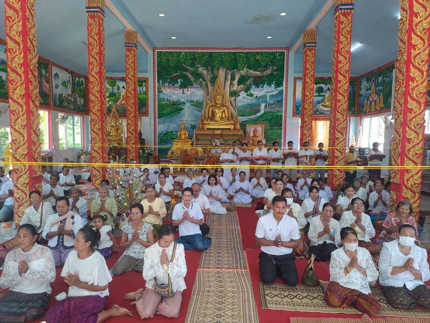 ภาพร่วมพิธีกรรมวัดสุนทรสุทธิวาส