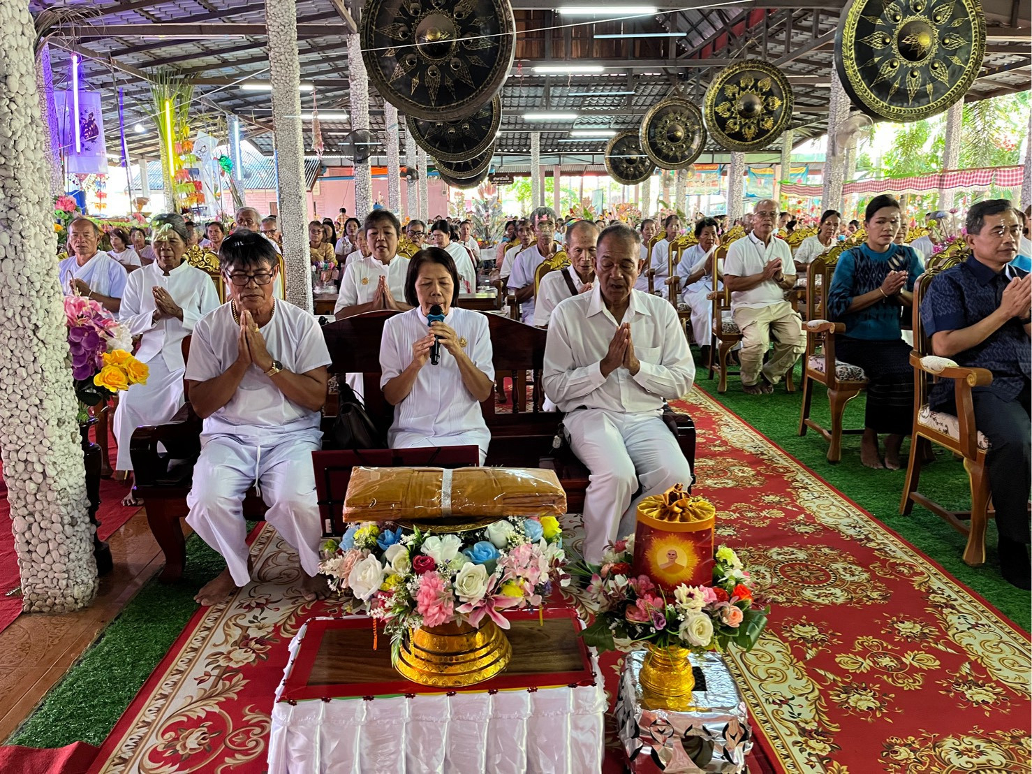 ภาพกล่าวคำถวายกฐินวัดโนนงาม
