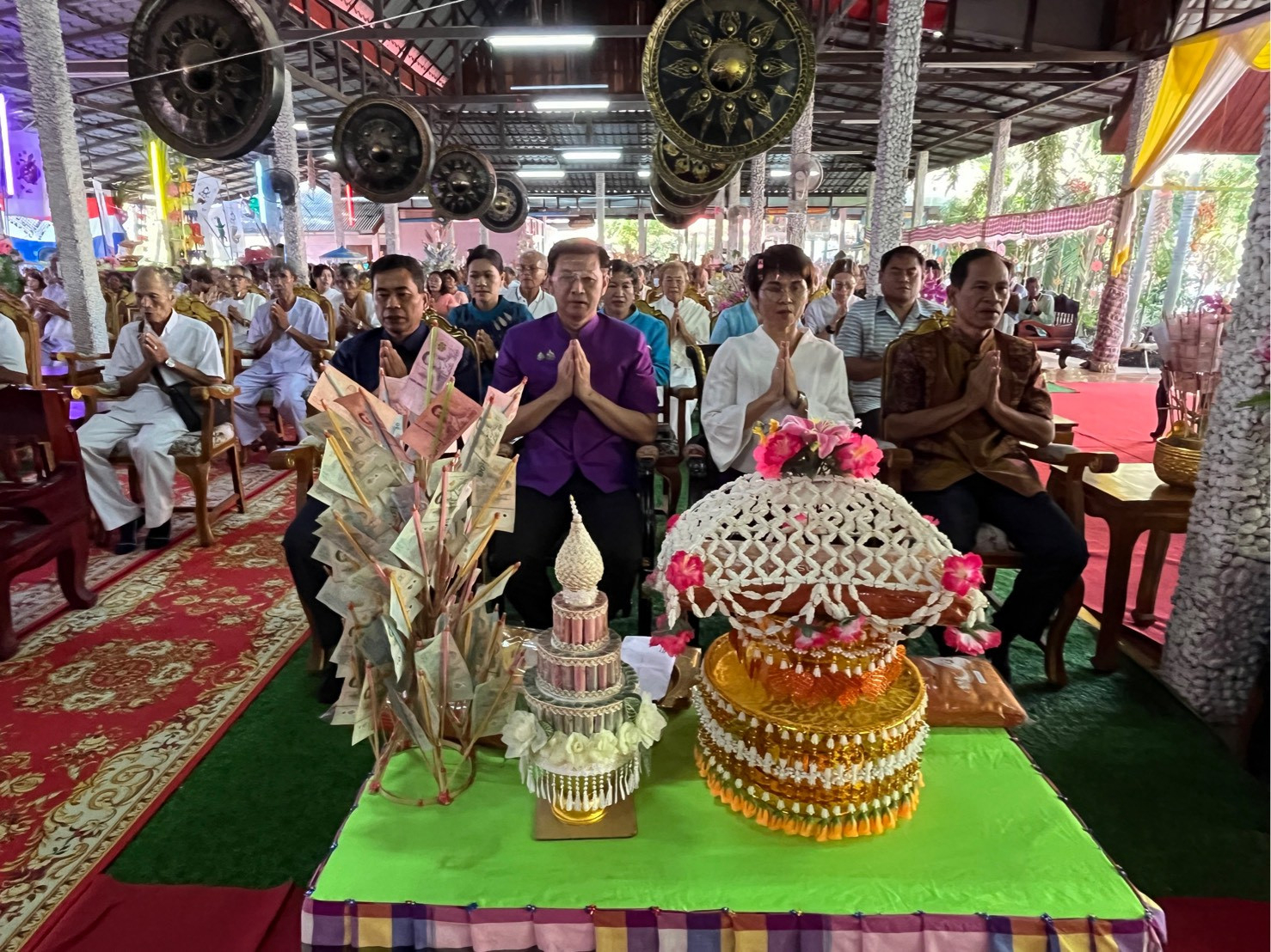 ภาพร่วมพิธีกรรมวัดโนนงาม