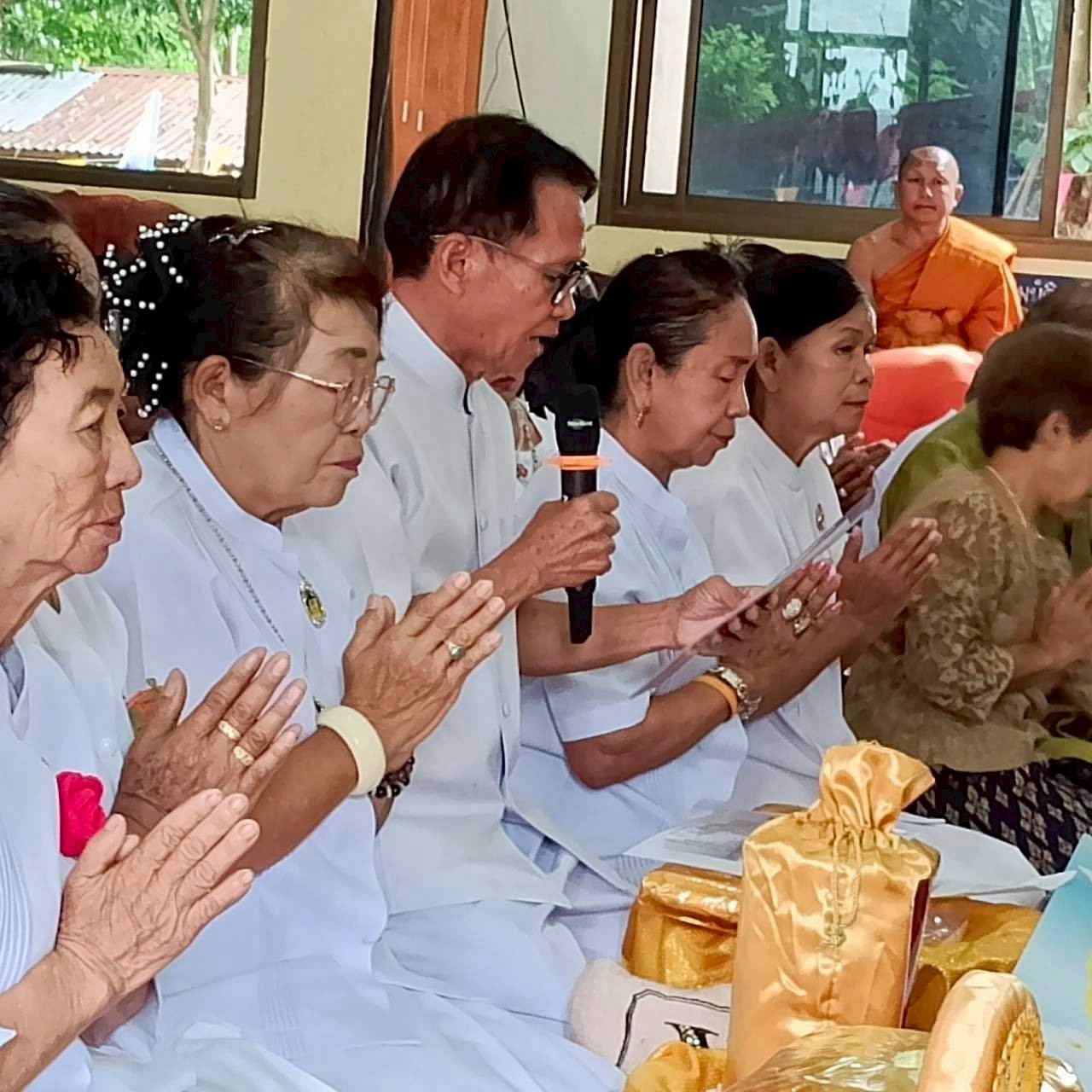 ภาพกล่าวคำถวายกฐินวัดพิศาล