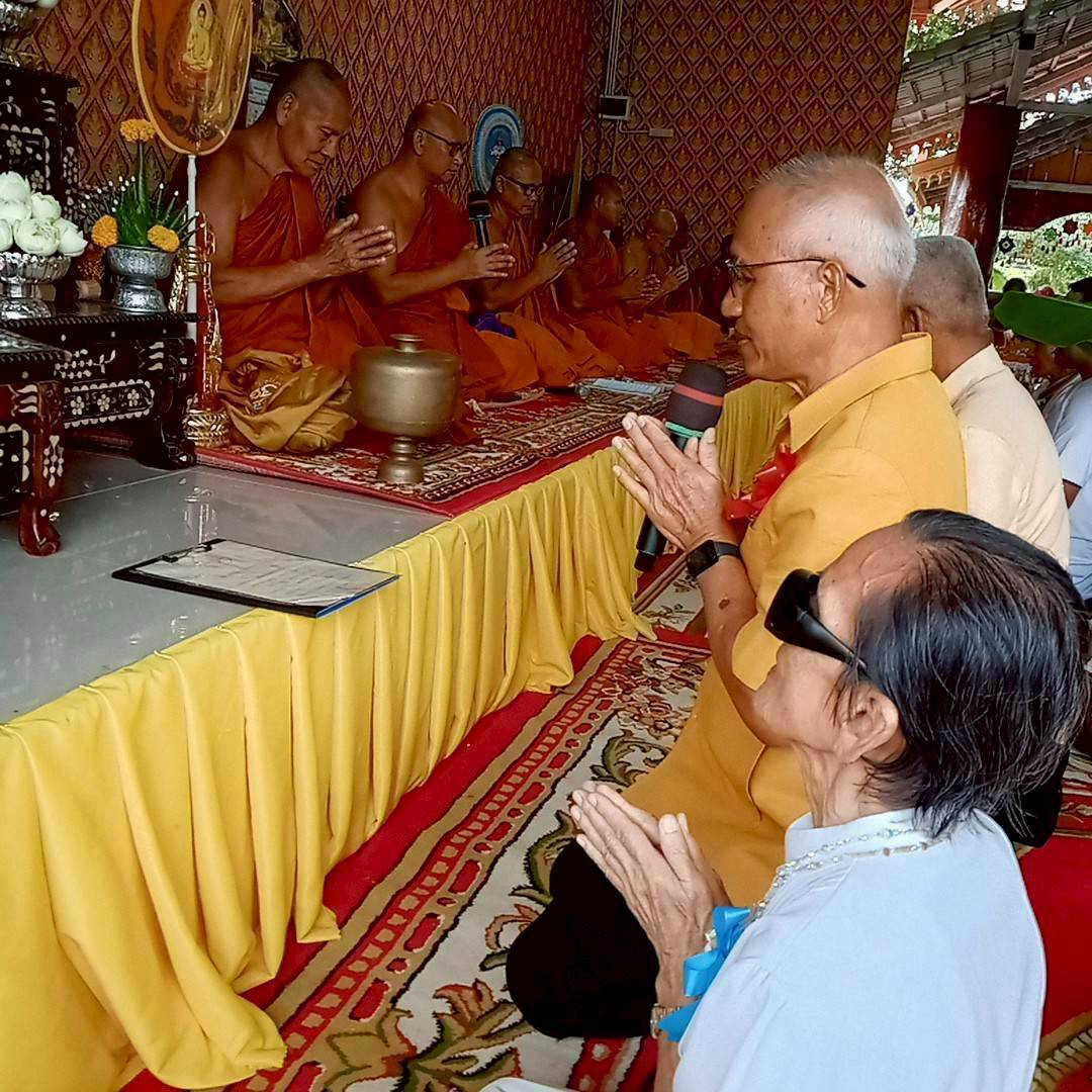 ภาพร่วมพิธีกรรมวัดโนนขาม