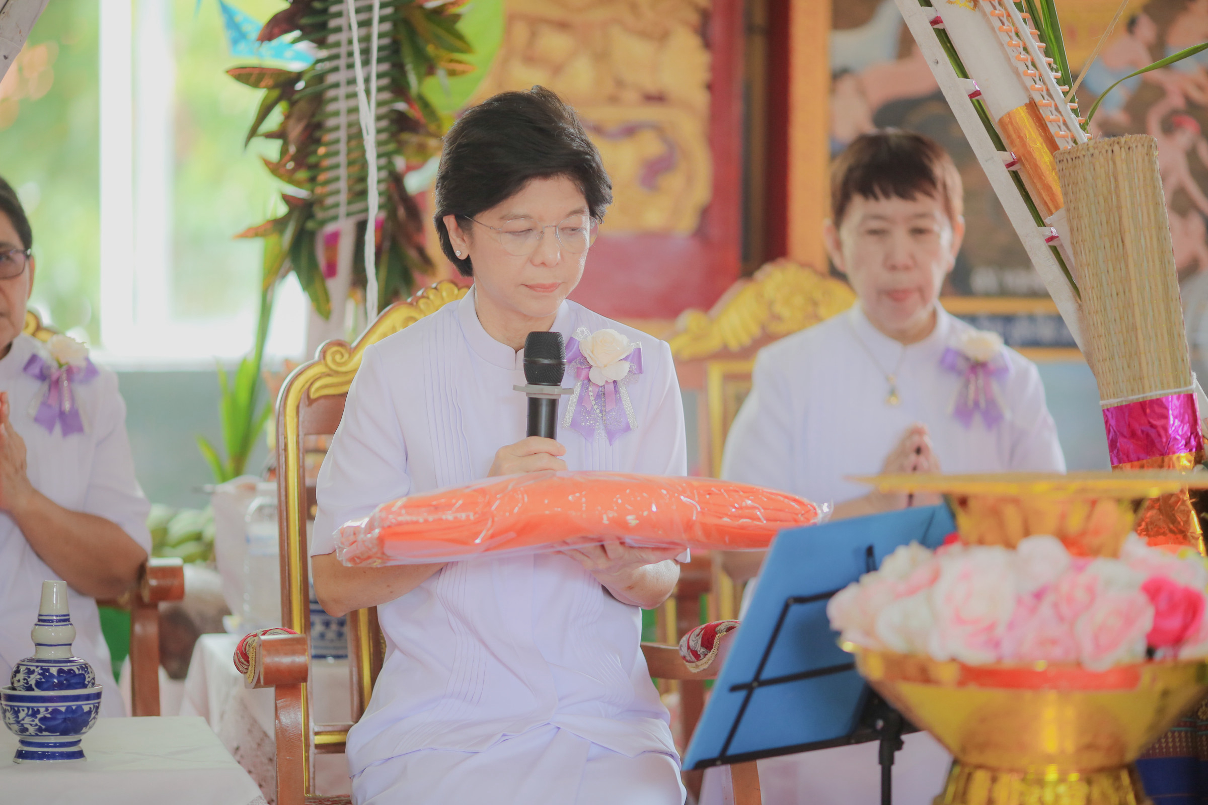 ภาพกล่าวคำถวายกฐินวัดแม่สารป่าขาม