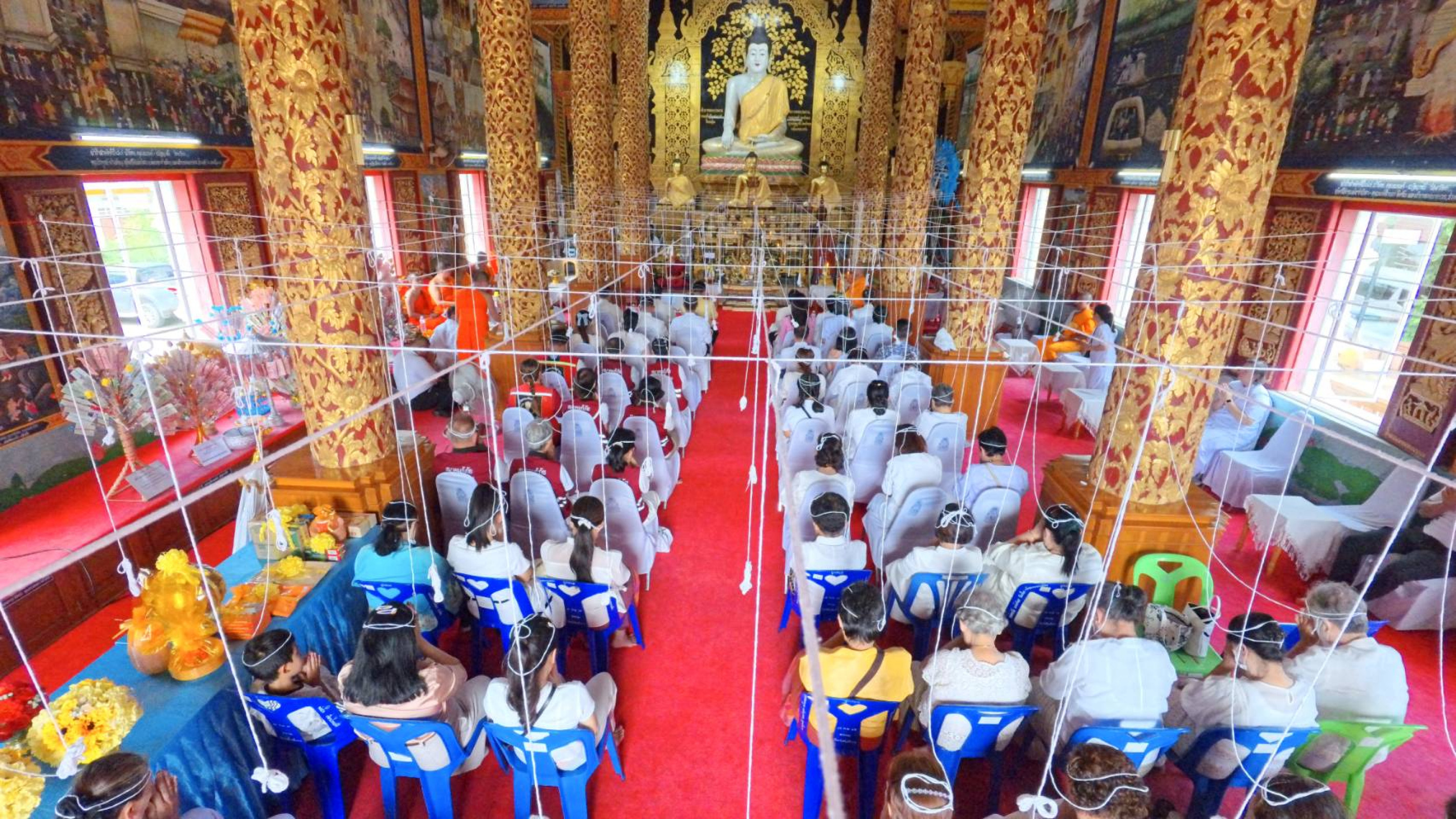 ภาพร่วมพิธีกรรมวัดแม่สารป่าขาม