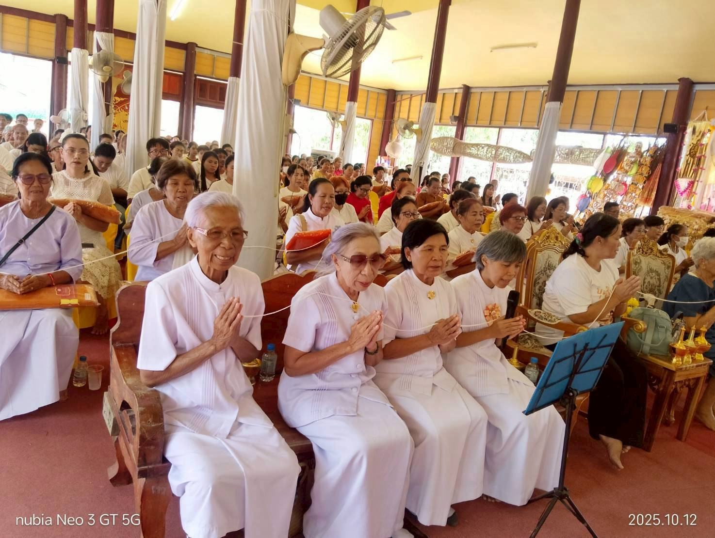 ภาพกล่าวคำถวายกฐินวัดโพธิ์เลียบ