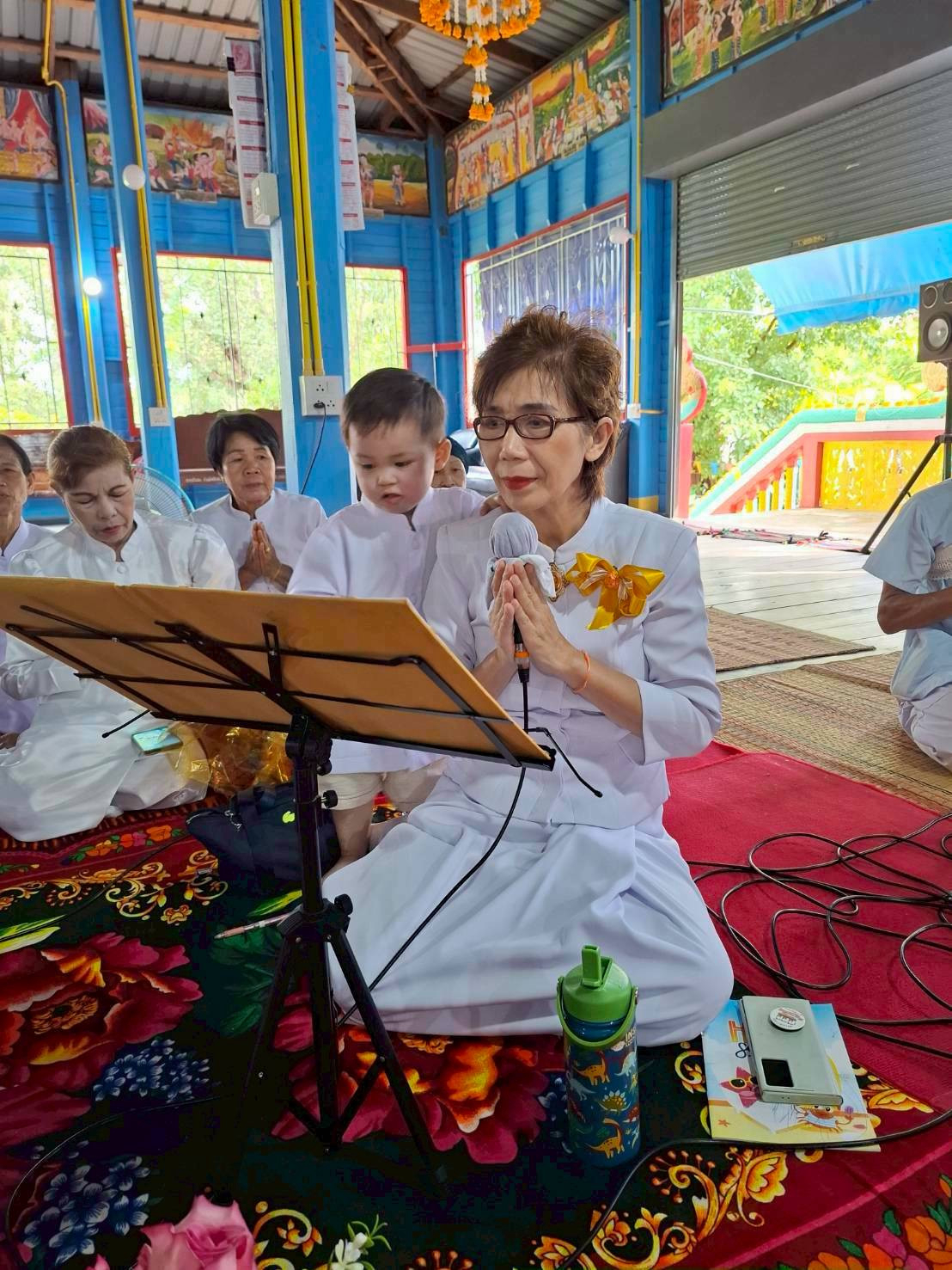 ภาพกล่าวคำถวายกฐินวัดคลองสะอาด