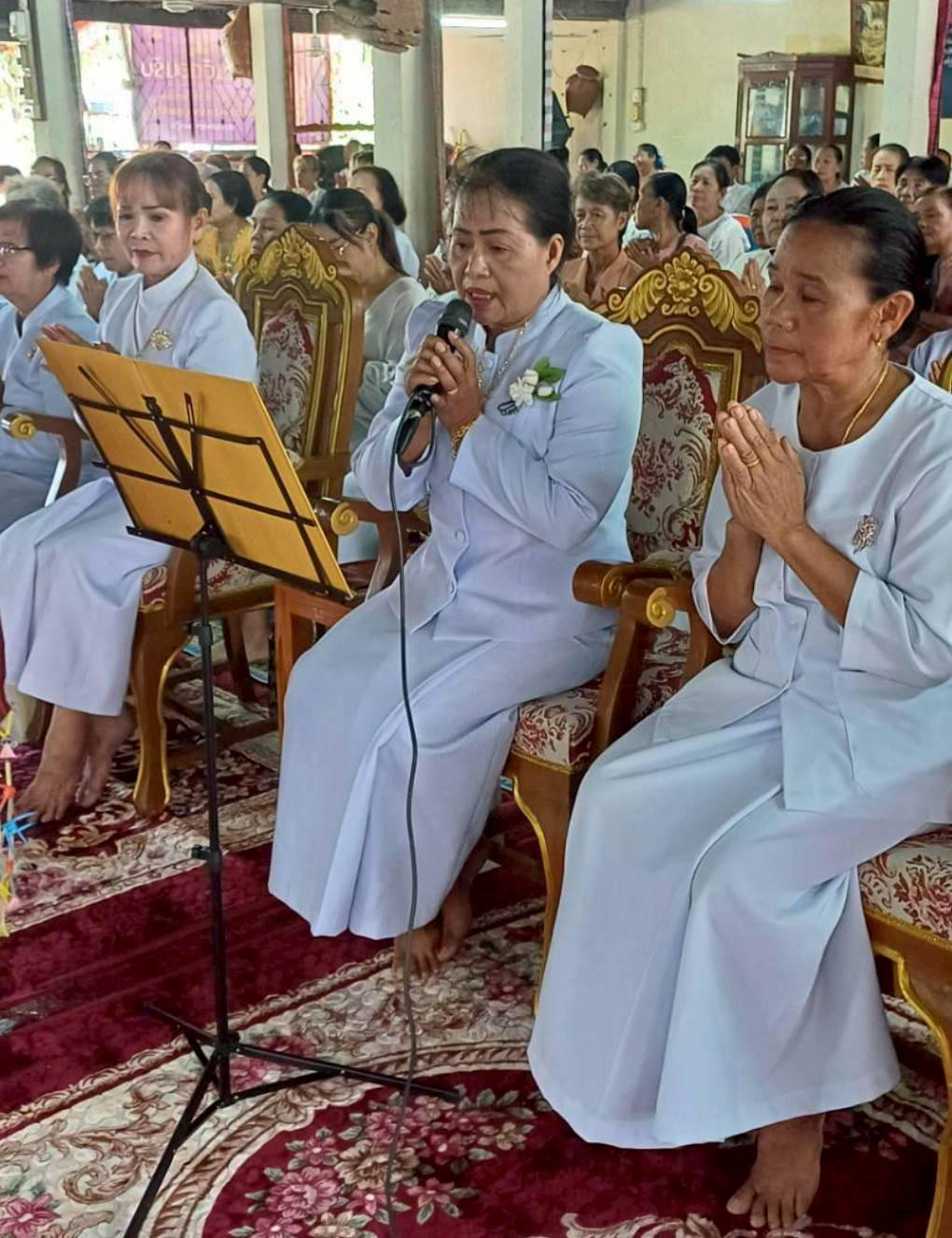 ภาพกล่าวคำถวายกฐินวัดโนนสูง