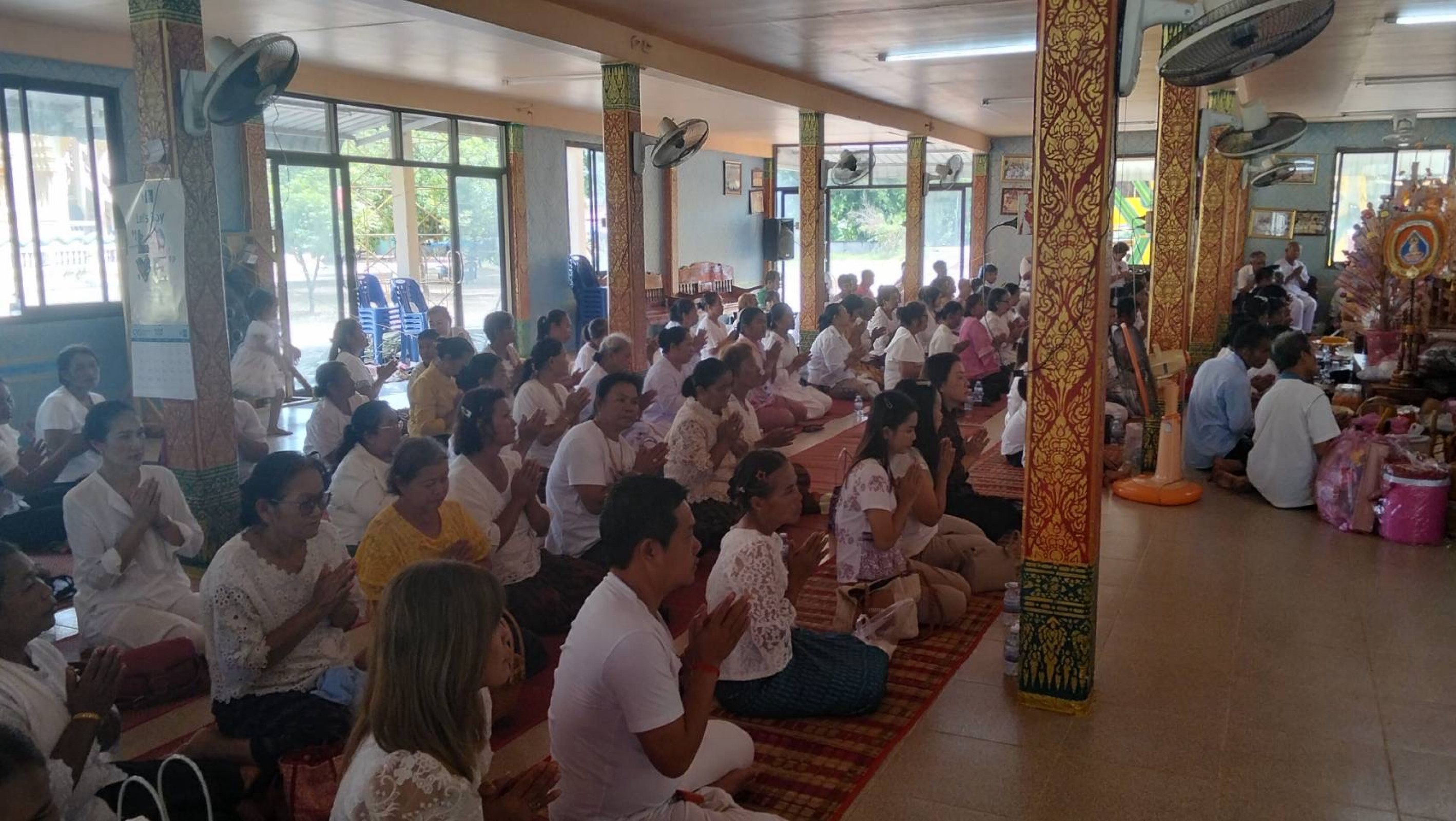 ภาพกล่าวคำถวายกฐินวัดสมหมายวนาราม