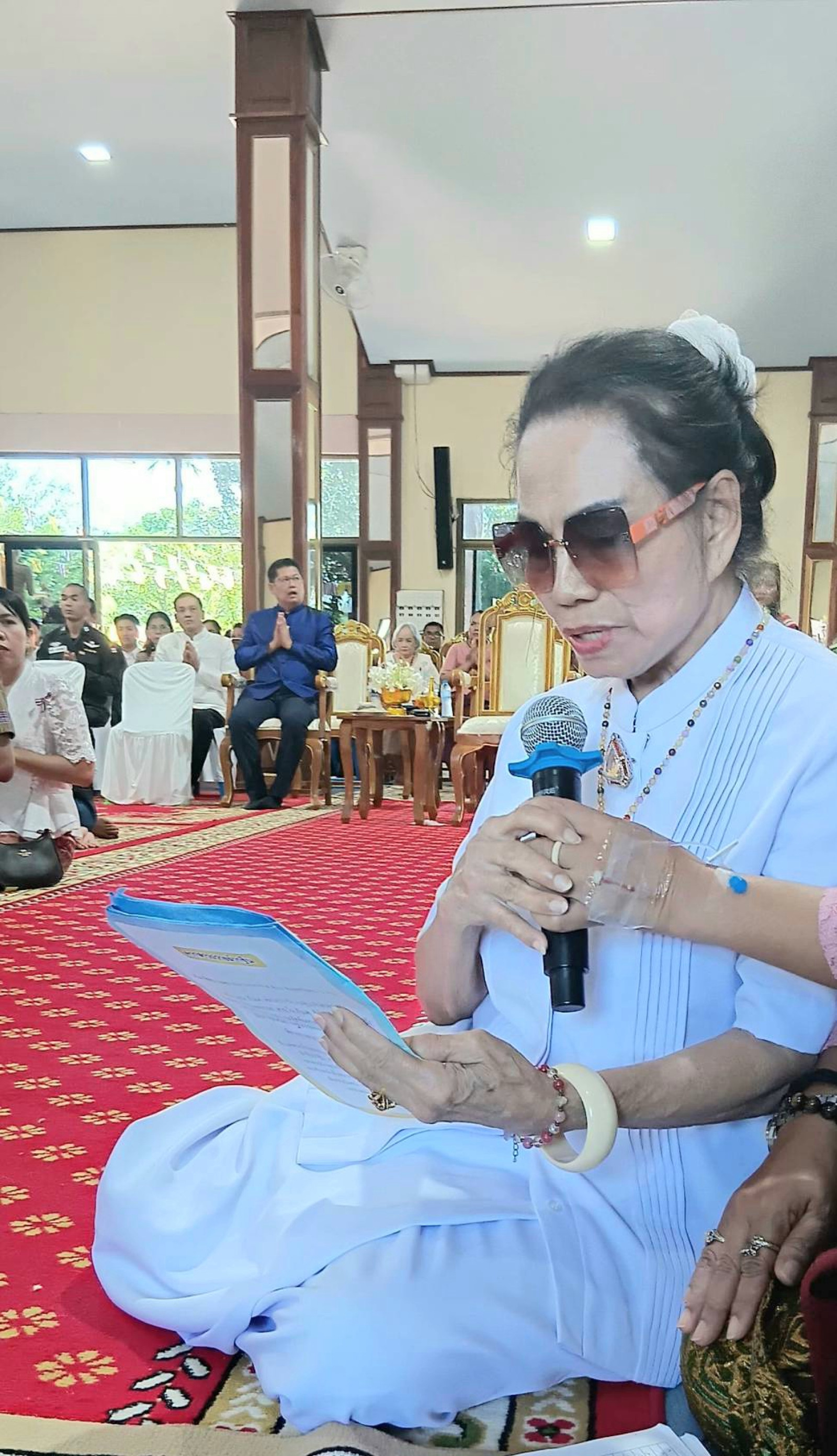 ภาพกล่าวคำถวายกฐินวัดศิลาอาสนาราม