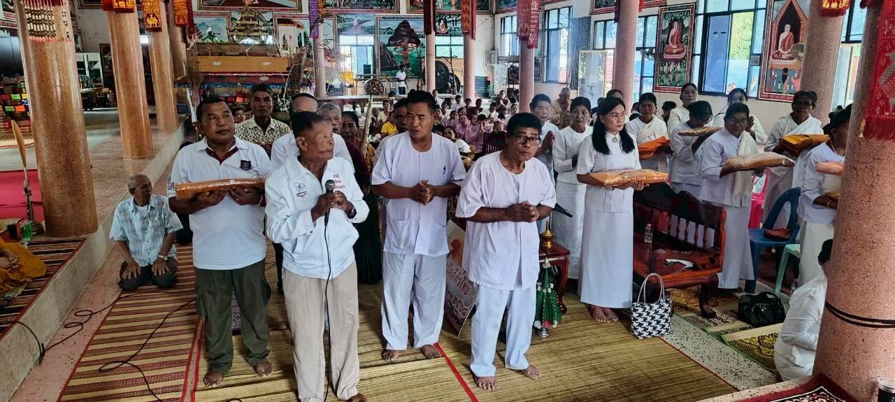 ภาพร่วมพิธีกรรมวัดโนนสูงบ้านแห้ว