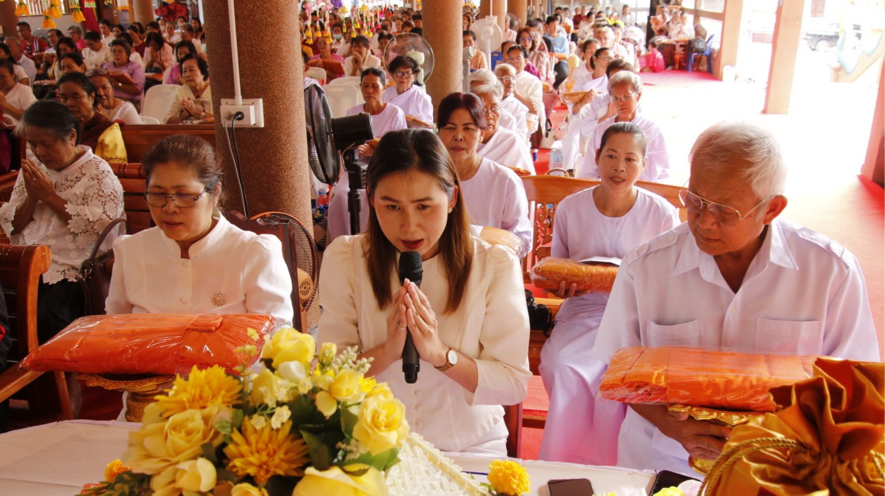 ภาพกล่าวคำถวายกฐินวัดพิชัยพัฒนาราม