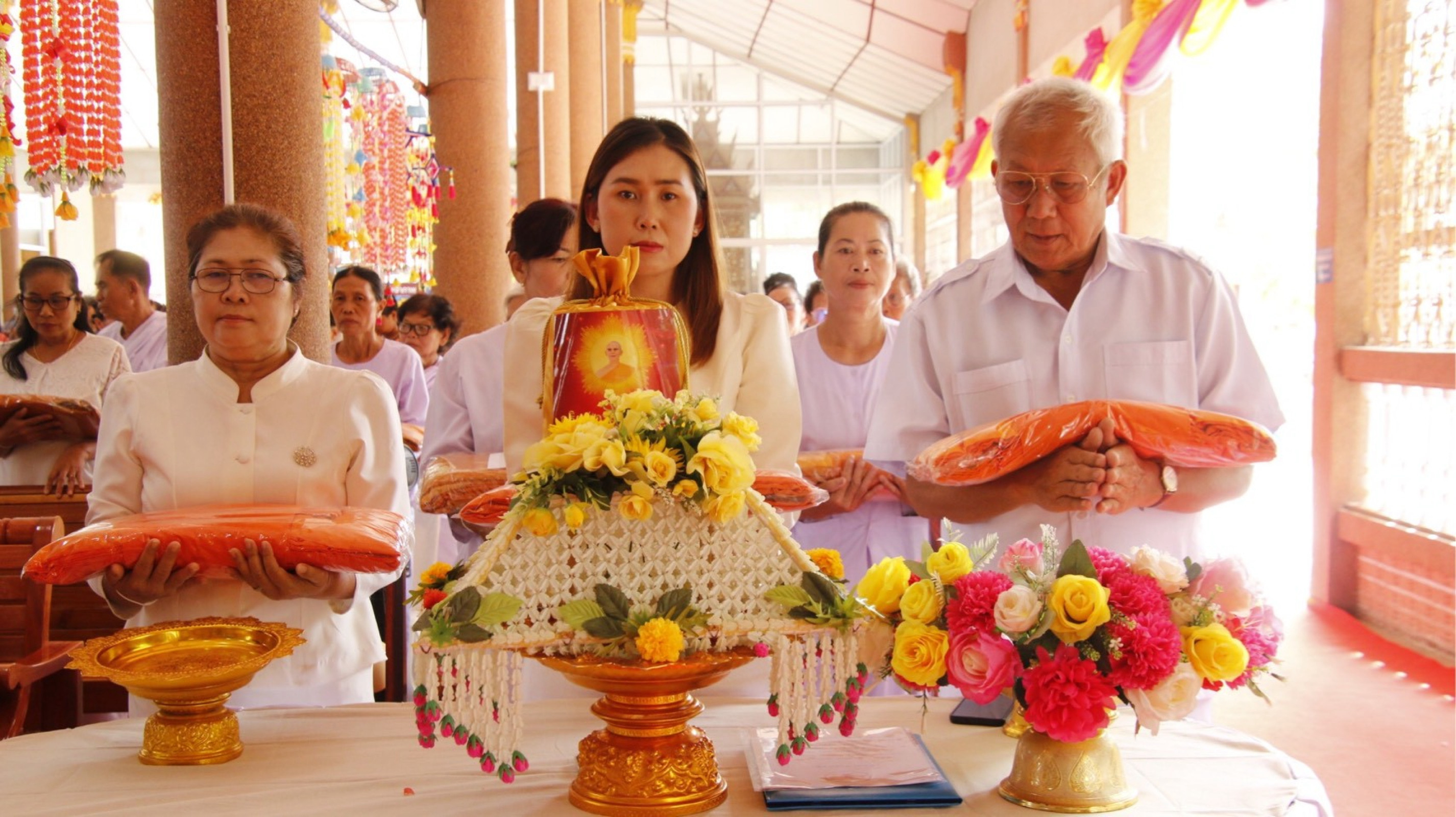 ภาพร่วมพิธีกรรมวัดพิชัยพัฒนาราม