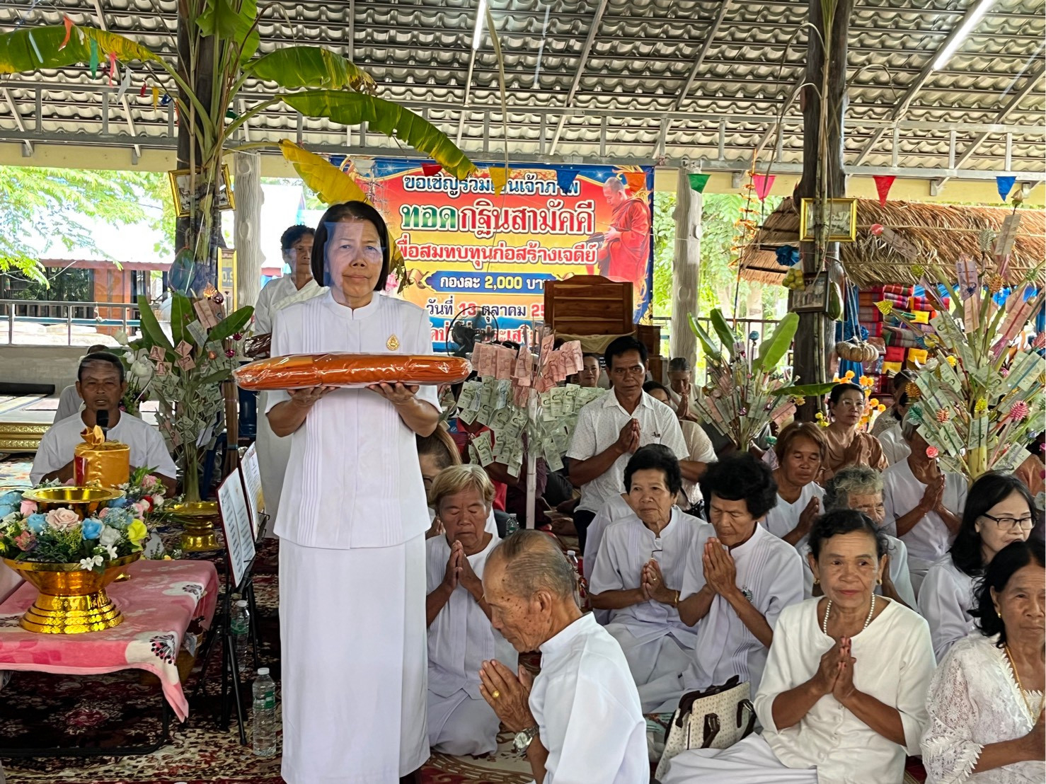 ภาพร่วมพิธีกรรมที่พักสงฆ์ป่าประเสริฐศรัทธา