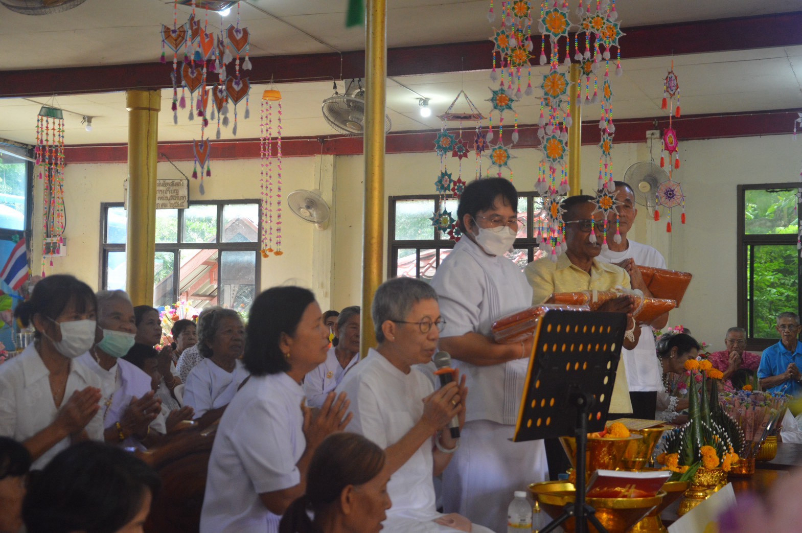 ภาพกล่าวคำถวายกฐินวัดถาวร