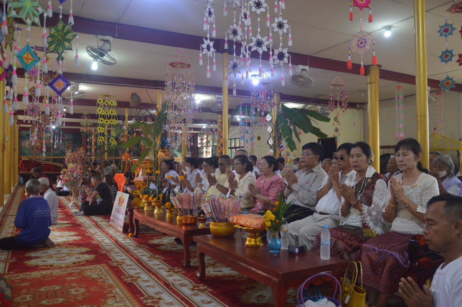 ภาพร่วมพิธีกรรมวัดถาวร