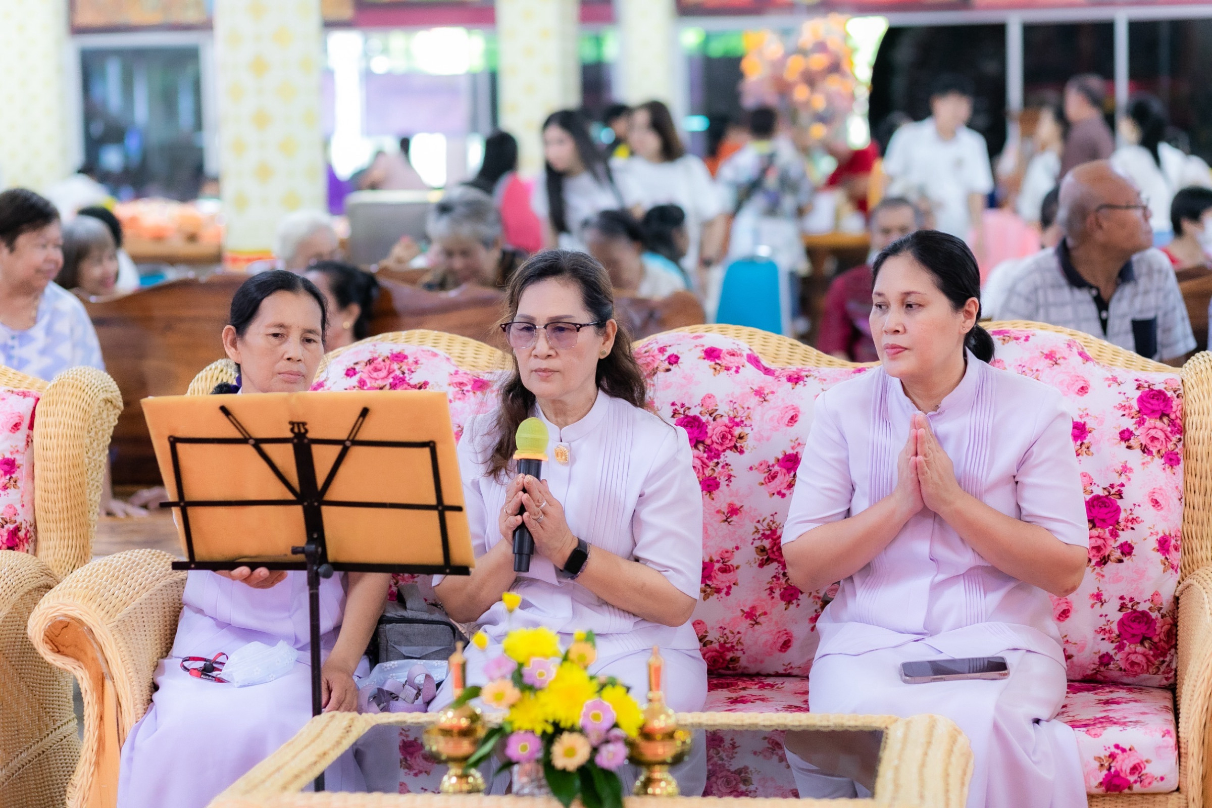 ภาพกล่าวคำถวายกฐินวัดท่าพระเจริญพรต