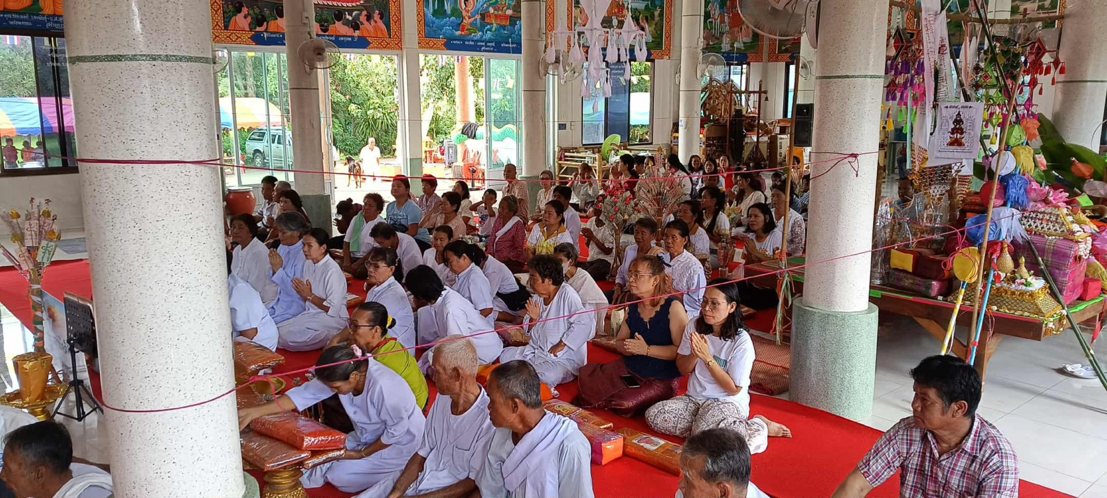 ภาพร่วมพิธีกรรมวัดสามัคคีธรรม