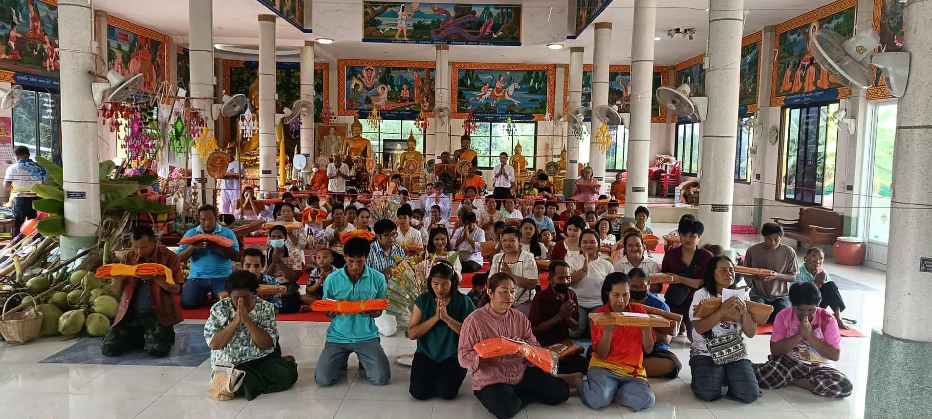 ภาพร่วมพิธีกรรมวัดสามัคคีธรรม