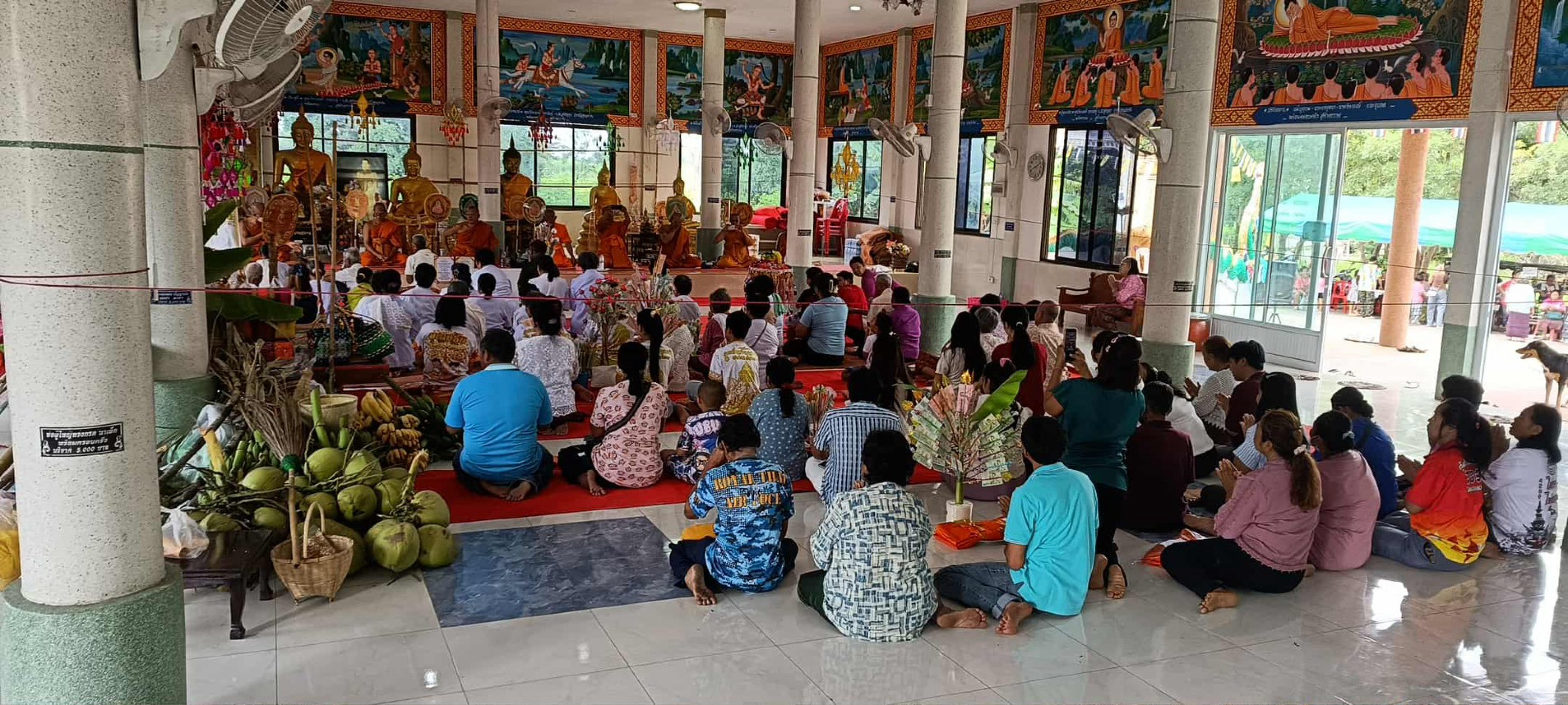 ภาพร่วมพิธีกรรมวัดสามัคคีธรรม