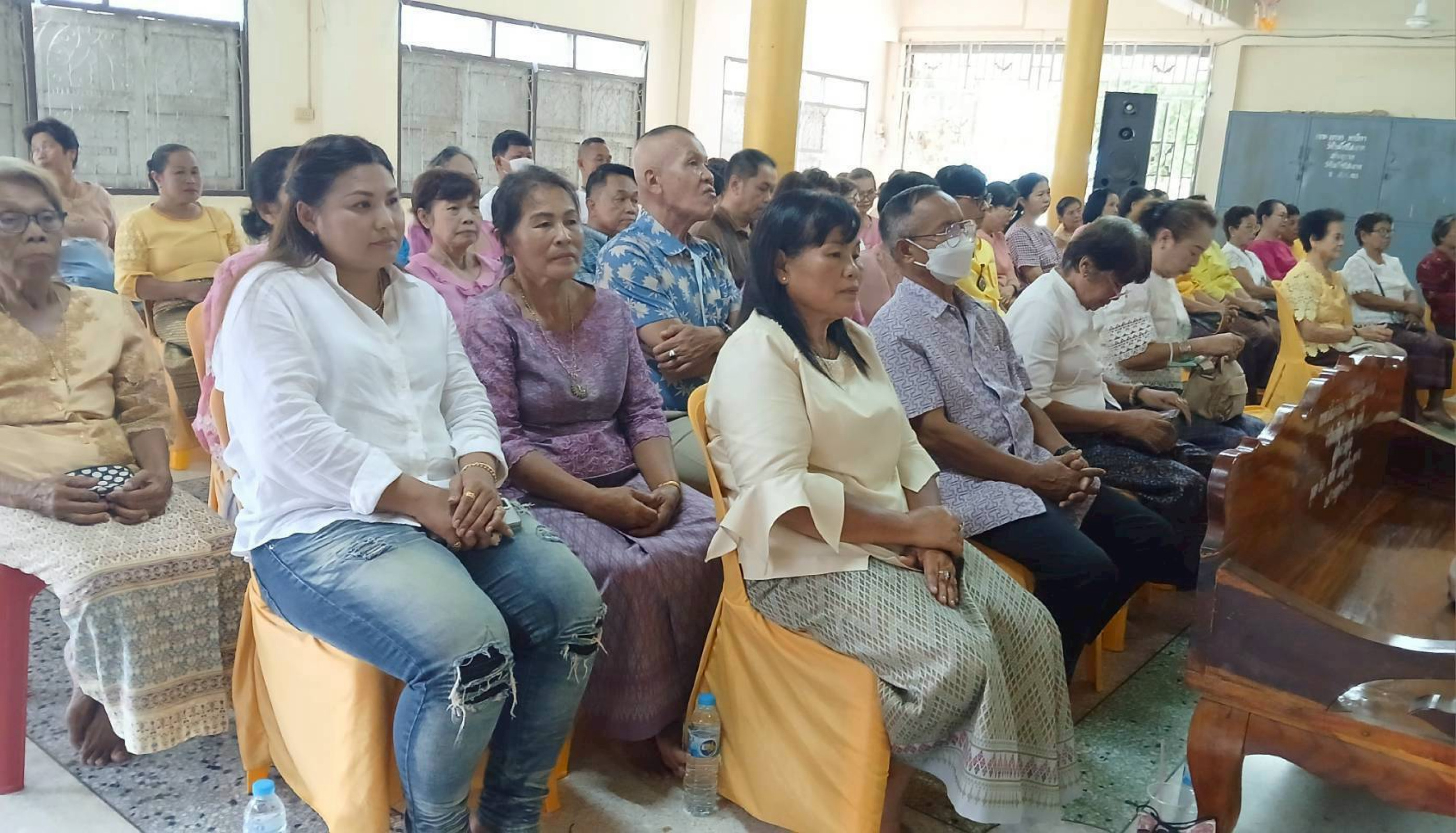 ภาพร่วมพิธีกรรมวัดโพธิ์ศรีสะอาด