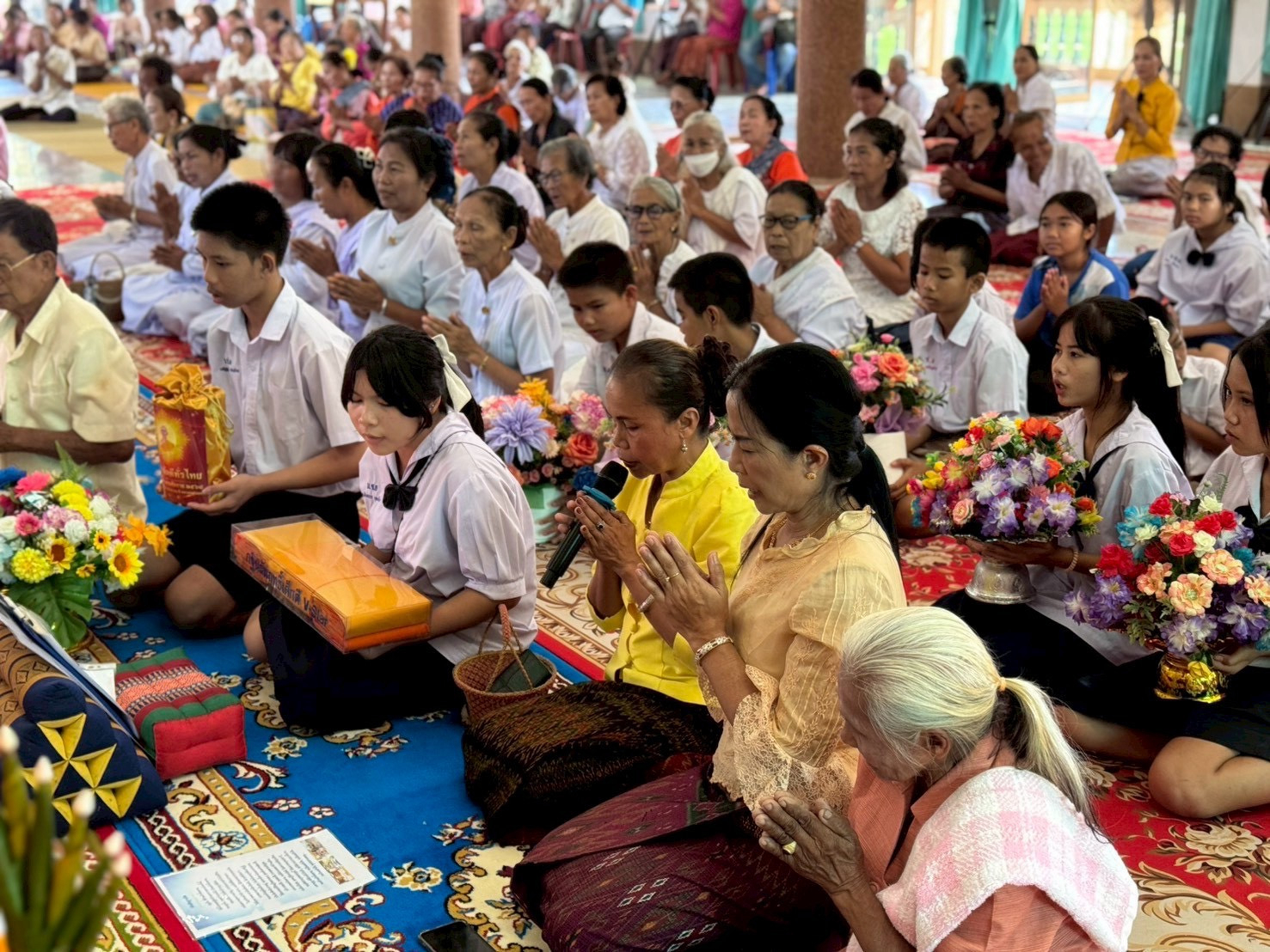 ภาพกล่าวคำถวายกฐินวัดโพธิ์ดก