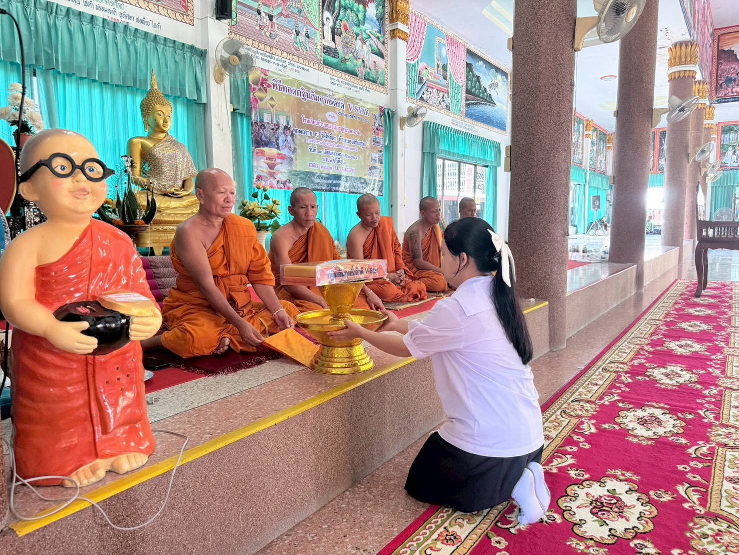 ภาพร่วมพิธีกรรมวัดโพธิ์ดก