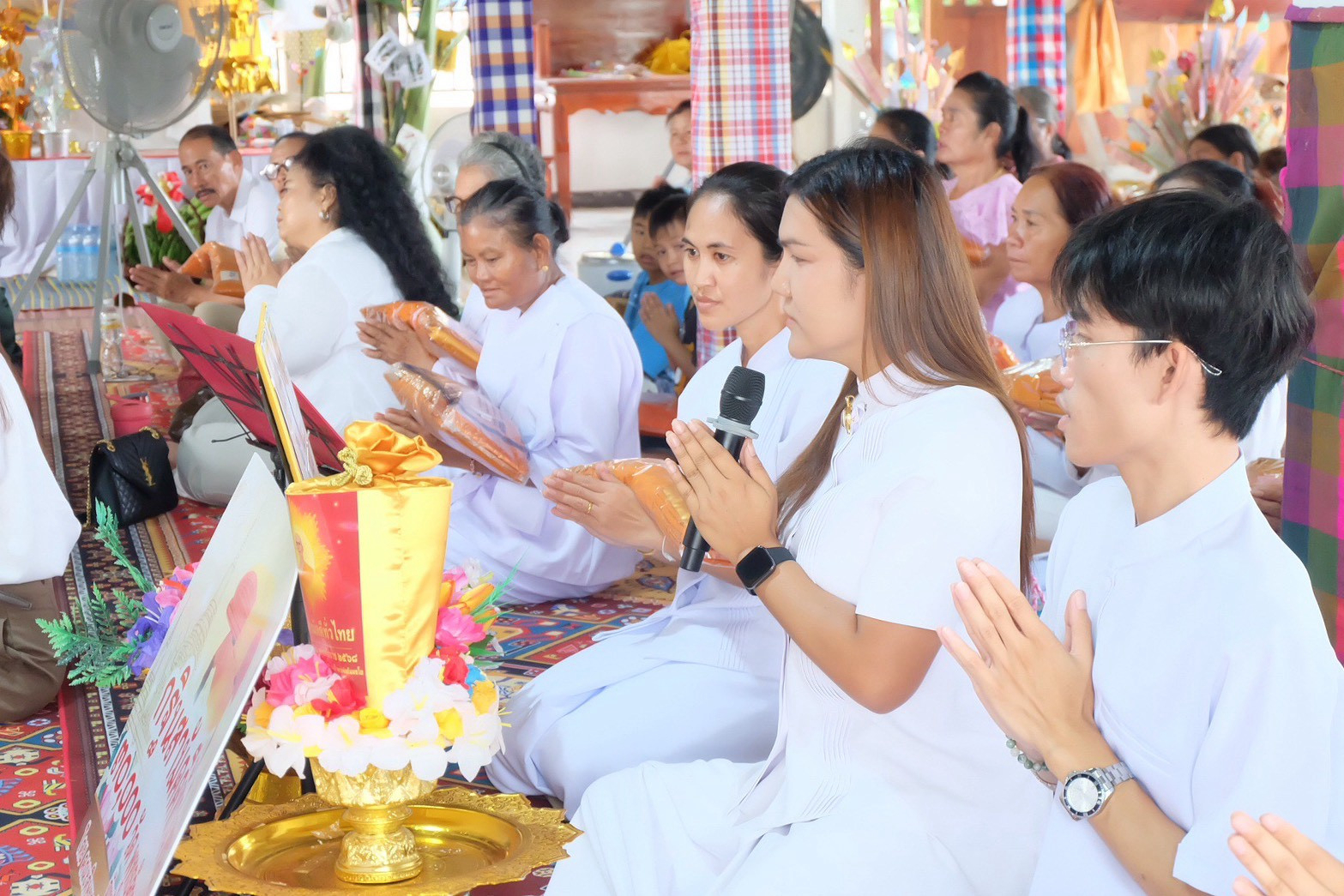 ภาพกล่าวคำถวายกฐินวัดสีหาสุวรรณาราม