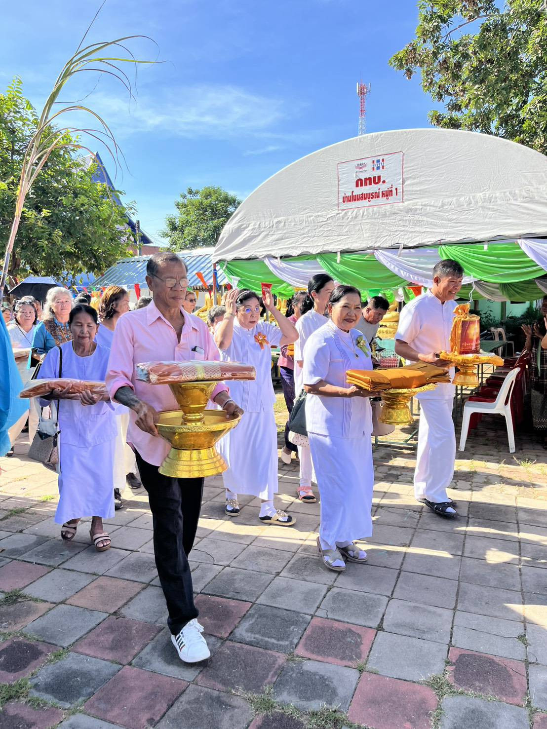ภาพร่วมพิธีกรรมวัดพิมลธรรมาราม