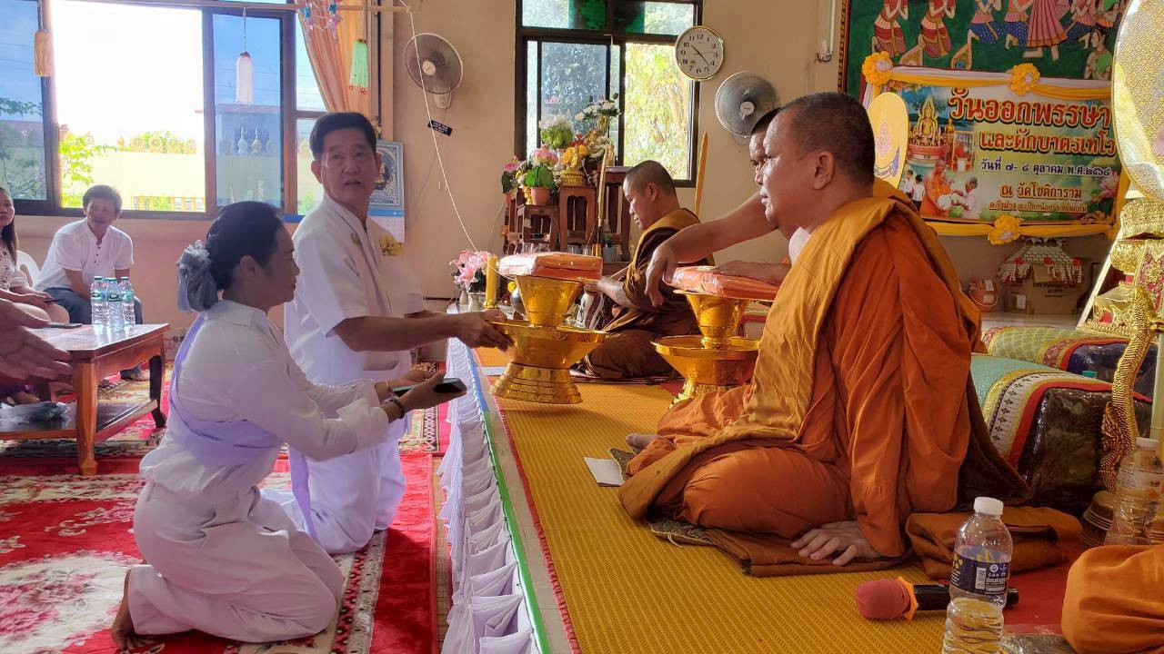 ภาพร่วมพิธีกรรมวัดโชติการาม