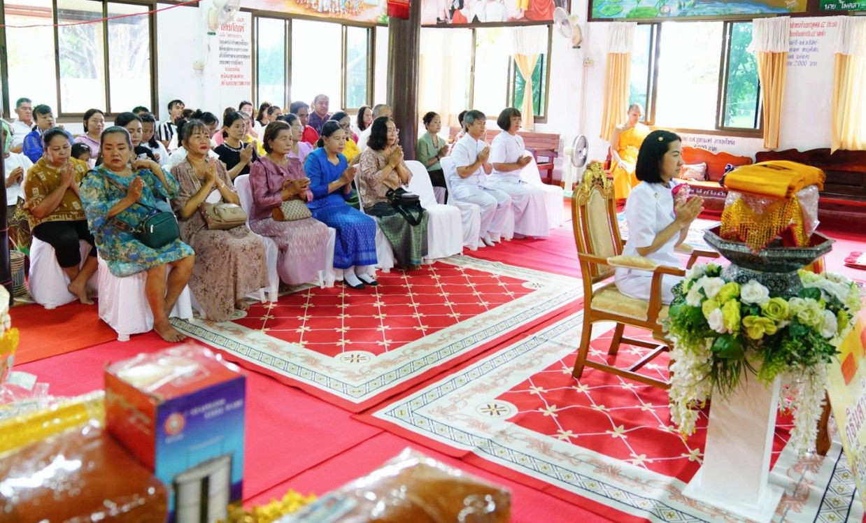 ภาพร่วมพิธีกรรมวัดจอมศรีวนาราม