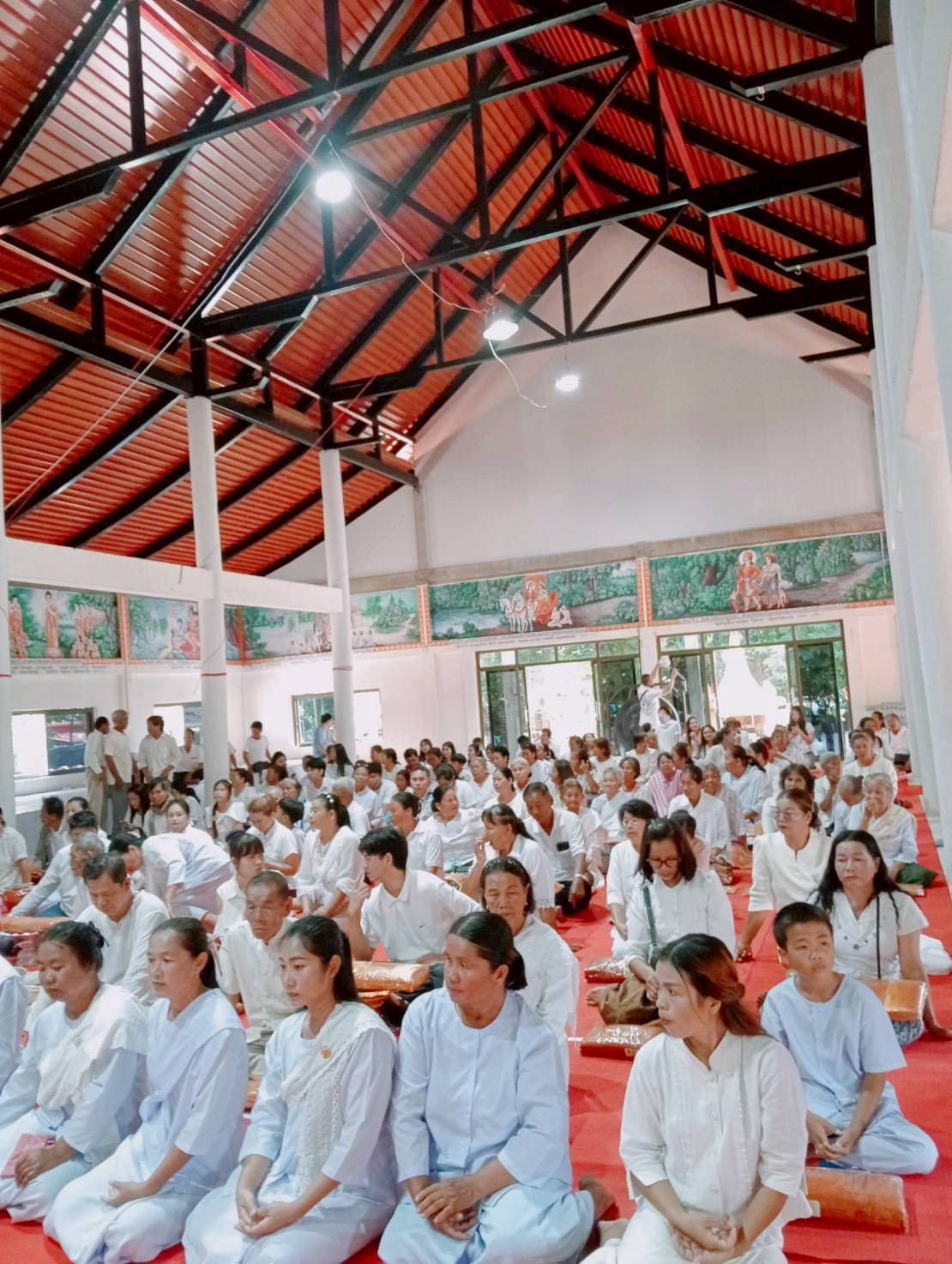 ภาพร่วมพิธีกรรมวัดมรรคผดุงศรี