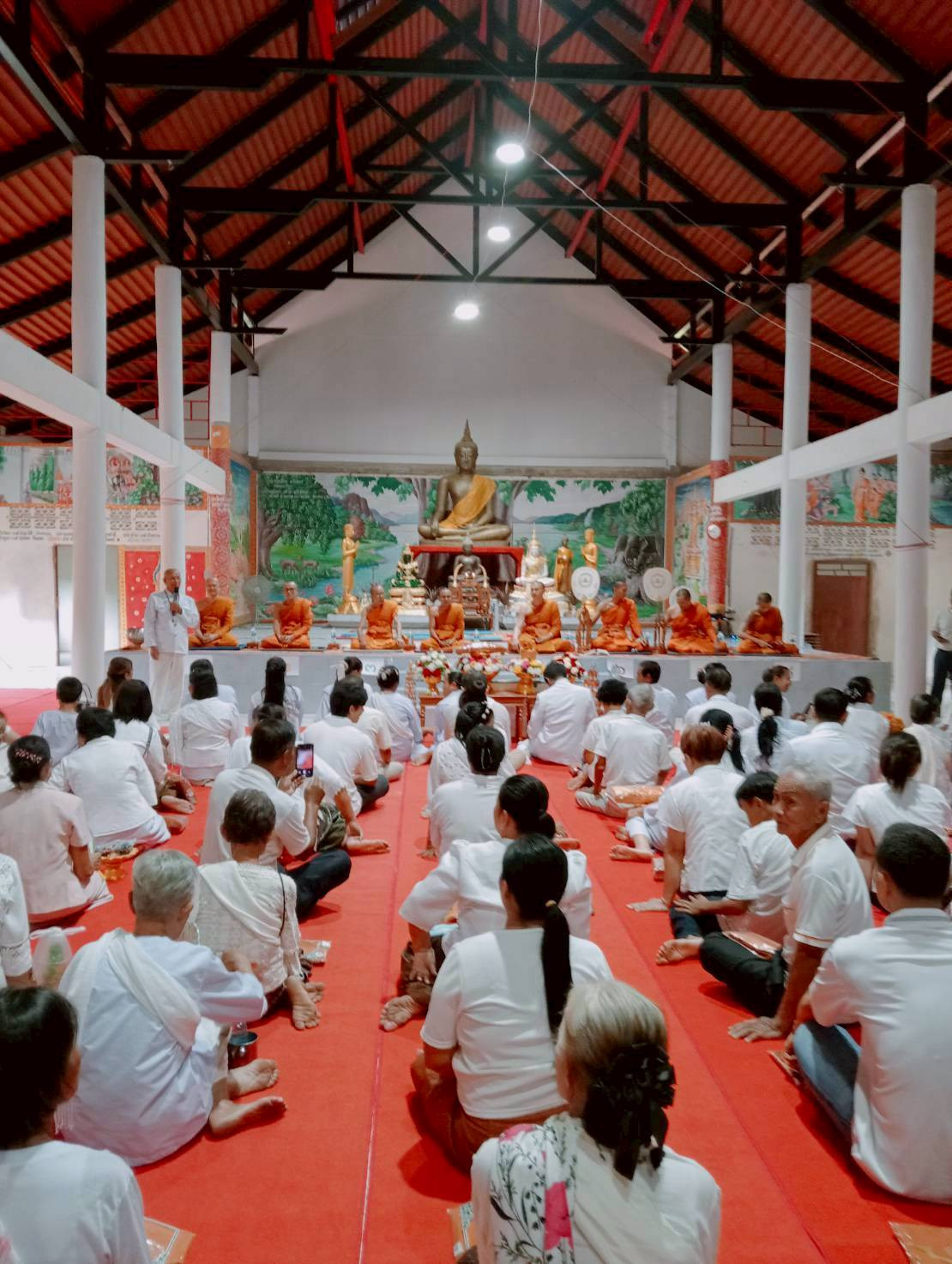 ภาพร่วมพิธีกรรมวัดมรรคผดุงศรี