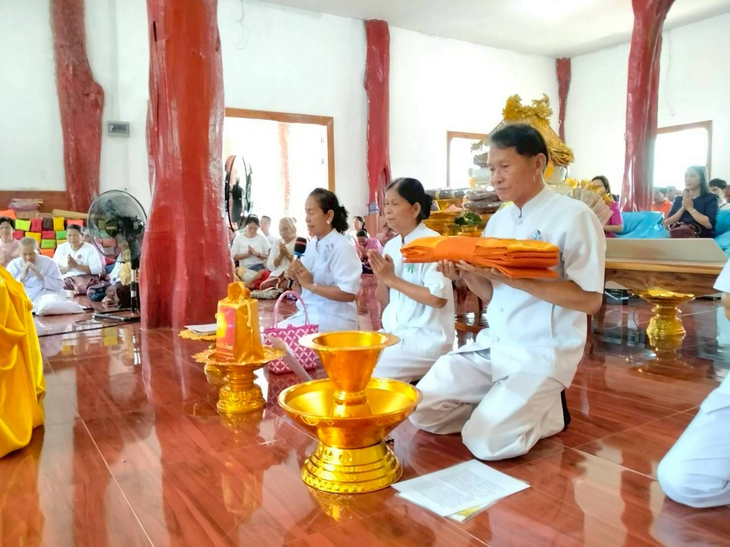 ภาพกล่าวคำถวายกฐินวัดป่าสามัคคีธรรม