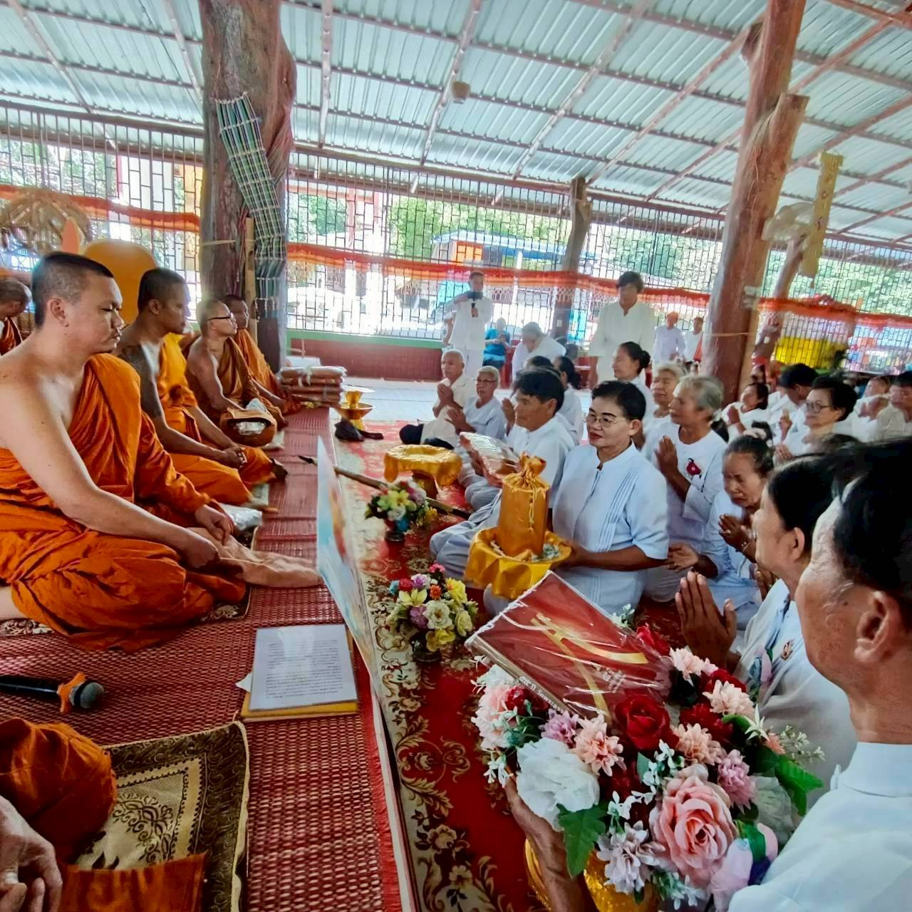ภาพร่วมพิธีกรรมวัดธรรมิการาม