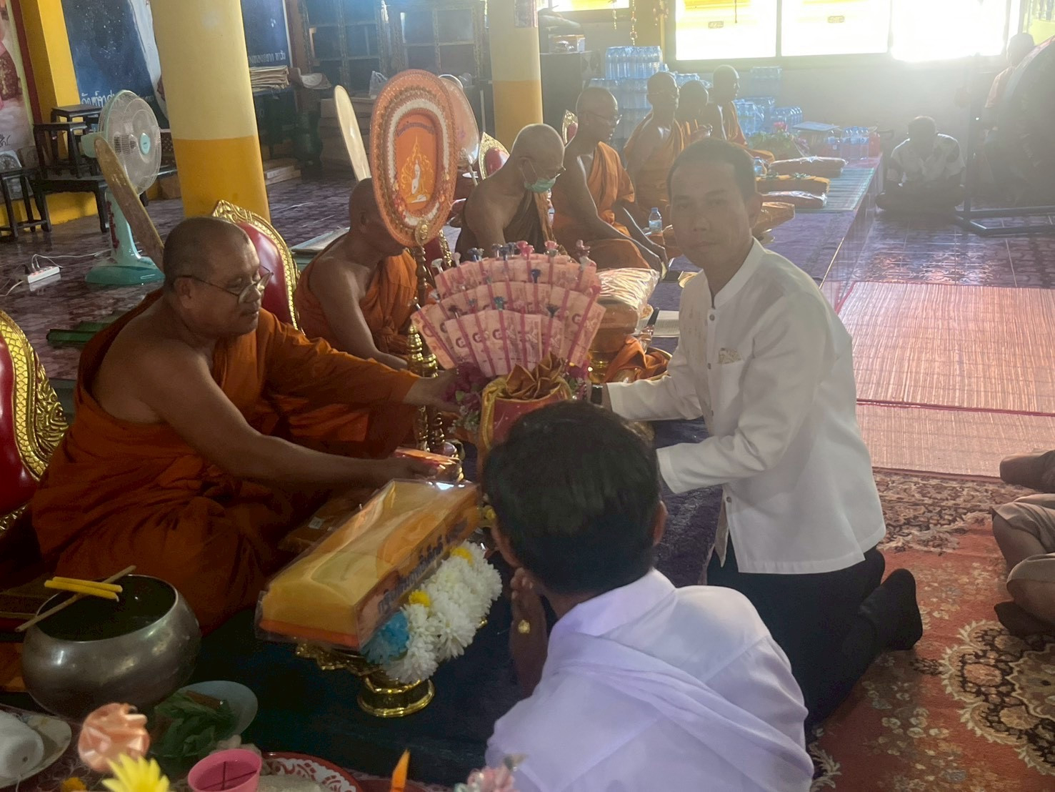 ภาพร่วมพิธีกรรมวัดสุดาราษฏร์วราราม