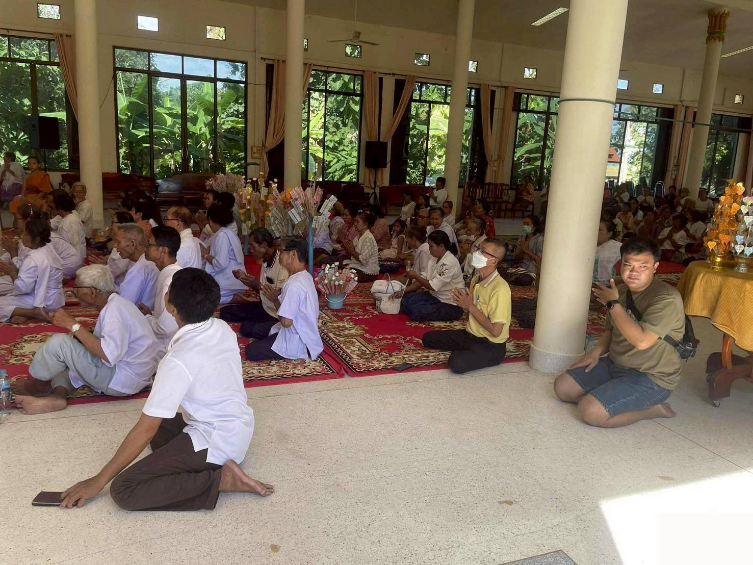 ภาพร่วมพิธีกรรมวัดบัวระพา