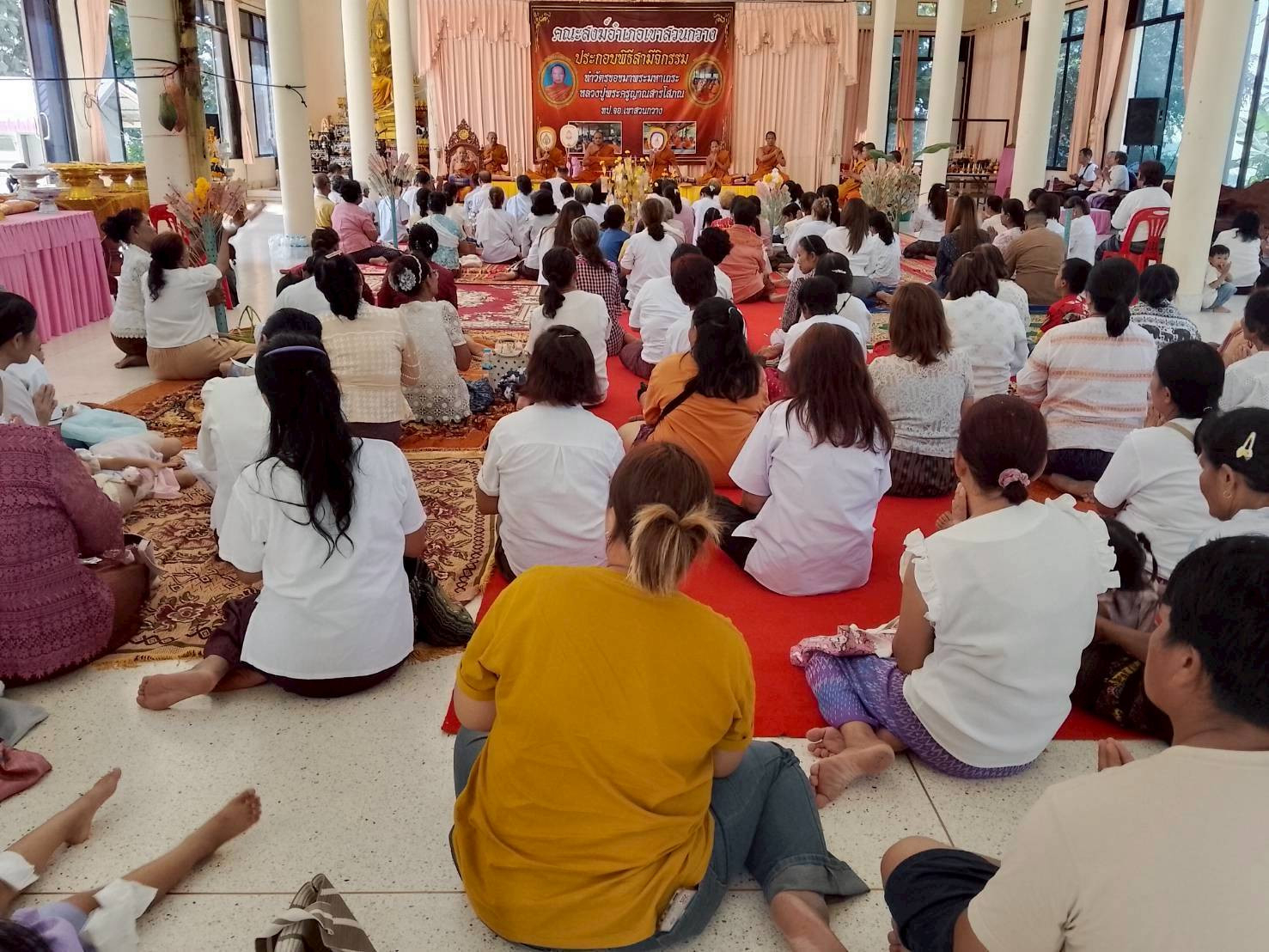 ภาพร่วมพิธีกรรมวัดบัวระพา