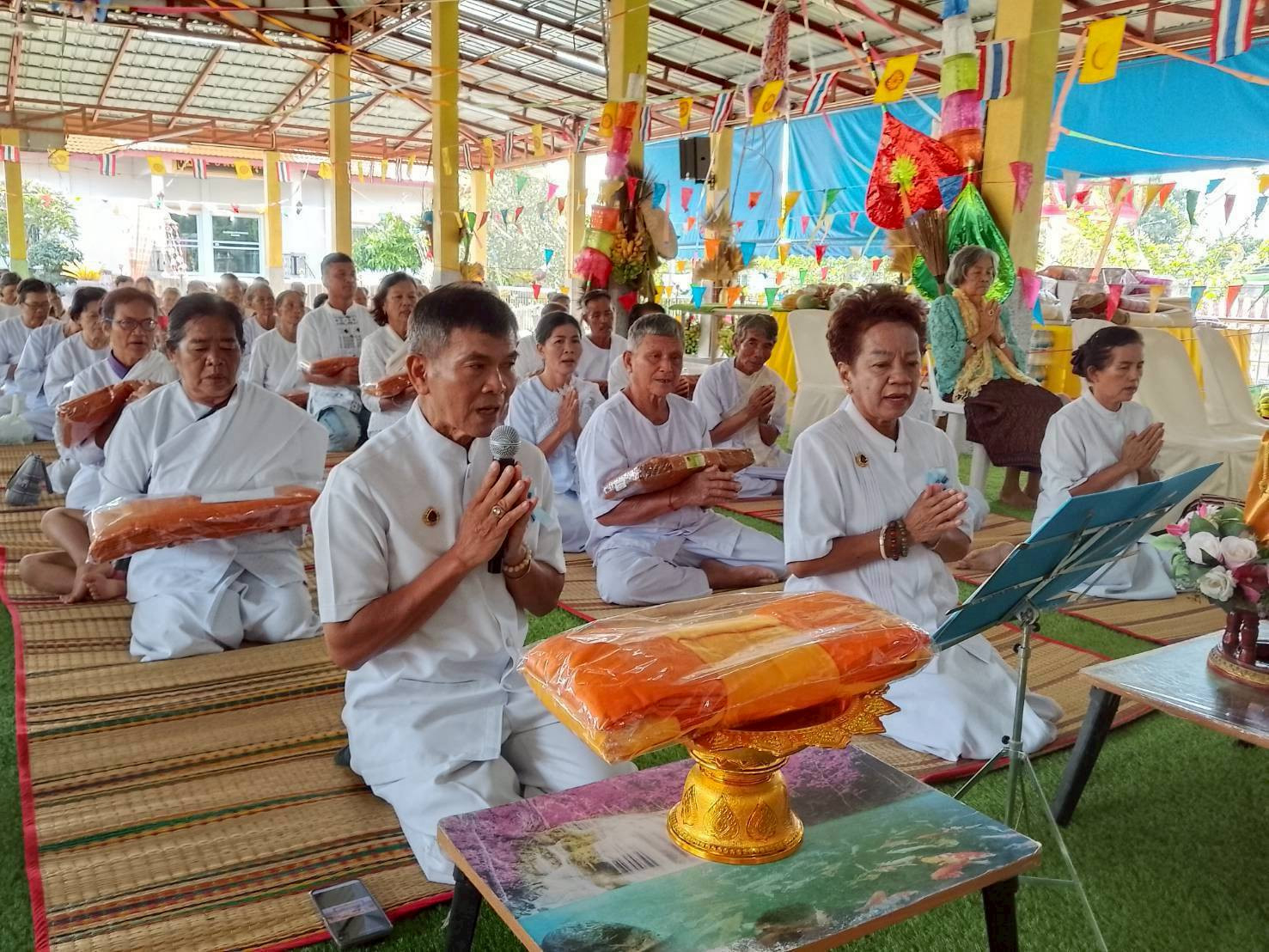 ภาพกล่าวคำถวายกฐินวัดศิริพนปุญญาวาส