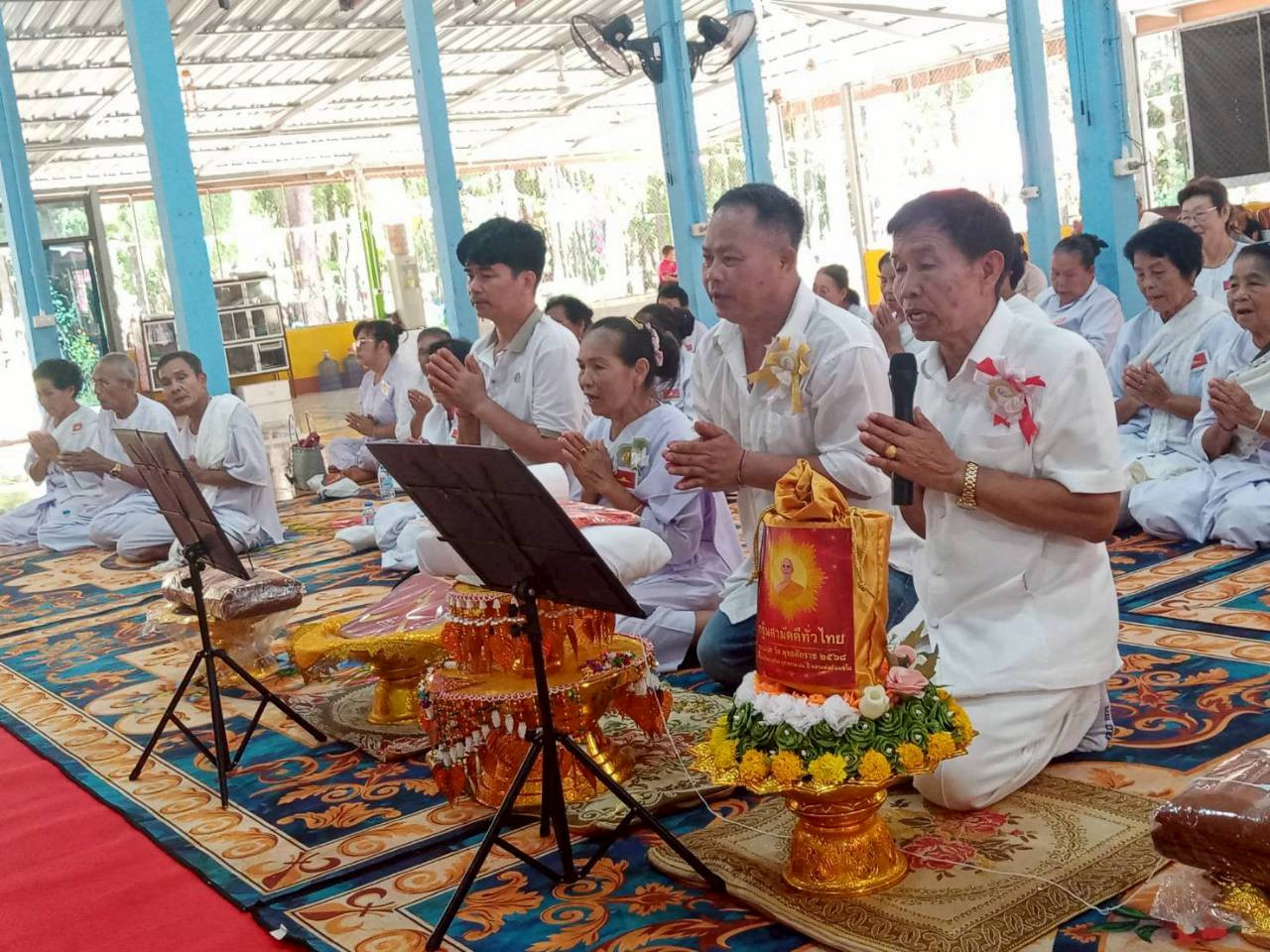 ภาพกล่าวคำถวายกฐินวัดมุทิตาธรรม