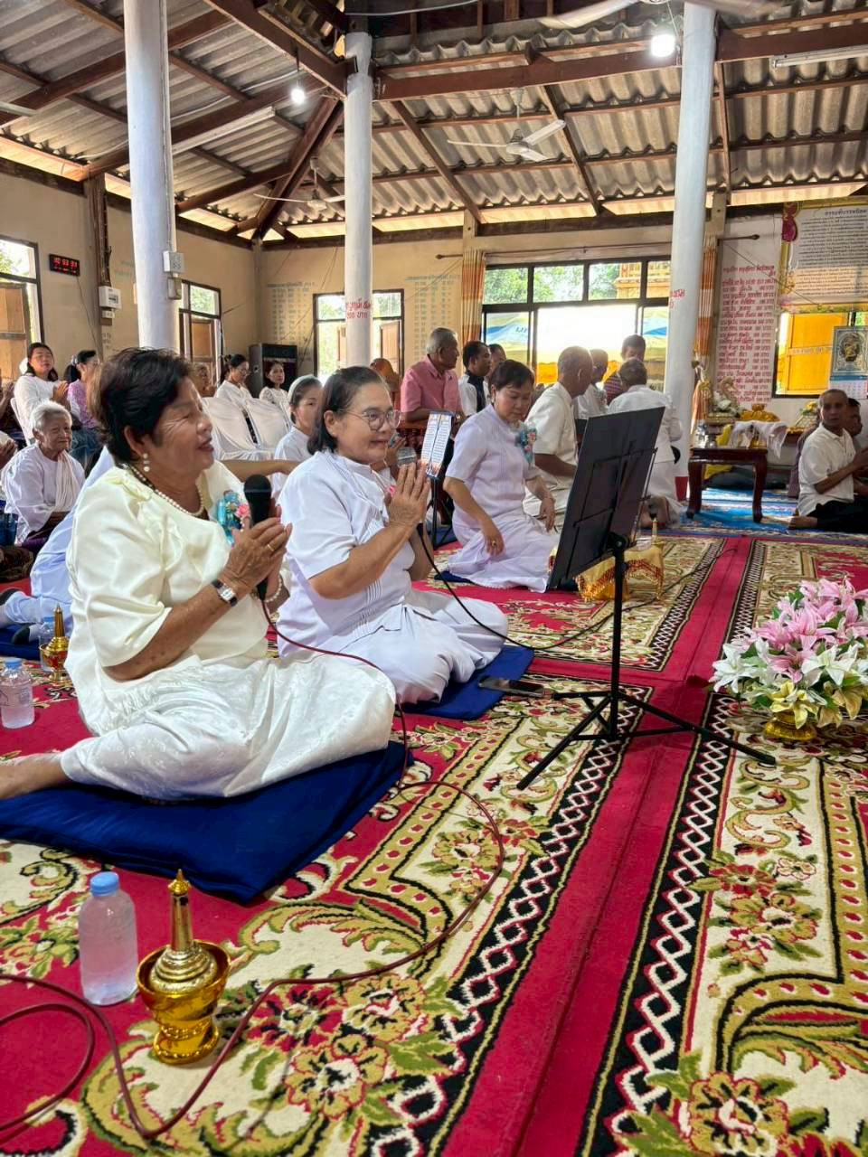 ภาพกล่าวคำถวายกฐินวัดปทุมธรรมาราม