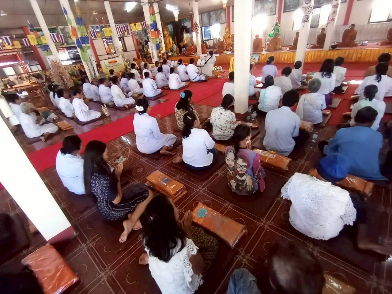 ภาพร่วมพิธีกรรมวัดอรุณวนาราม