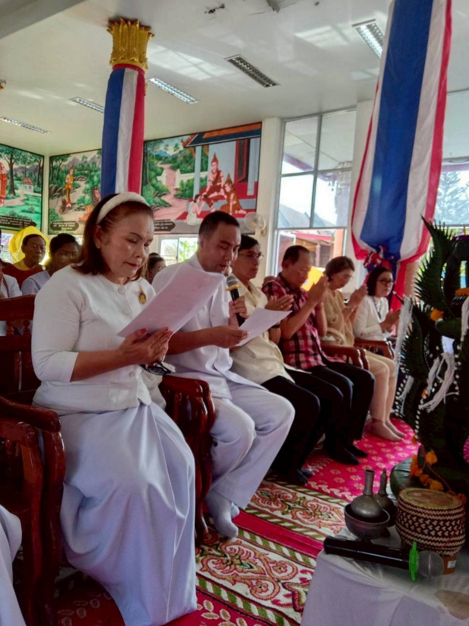 ภาพกล่าวคำถวายกฐินวัดสระแก้ว