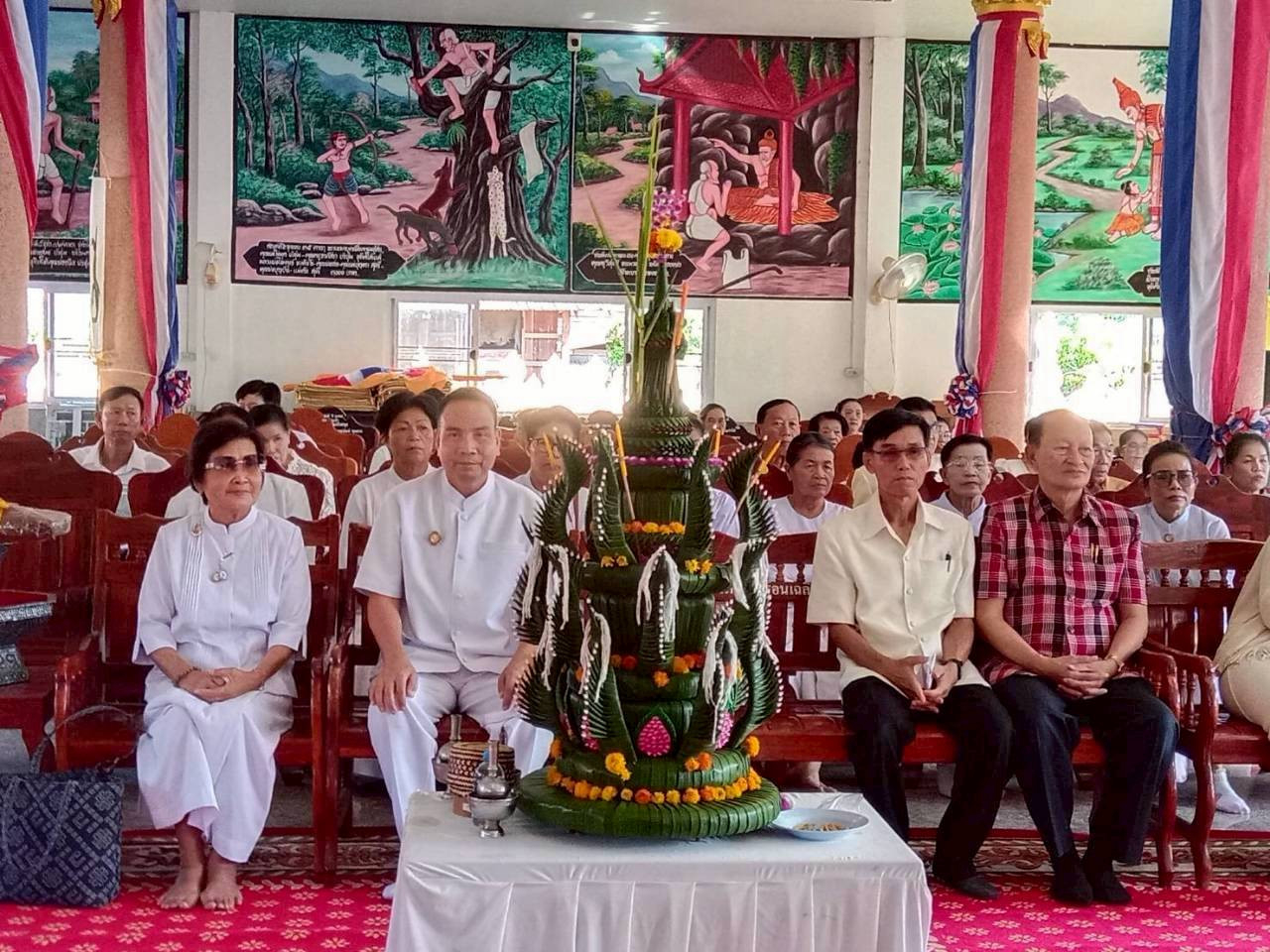 ภาพร่วมพิธีกรรมวัดสระแก้ว