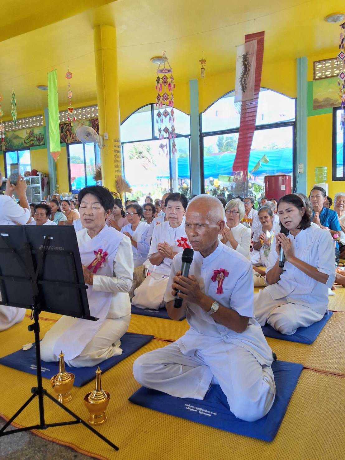 ภาพกล่าวคำถวายกฐินวัดโพนสิมมา
